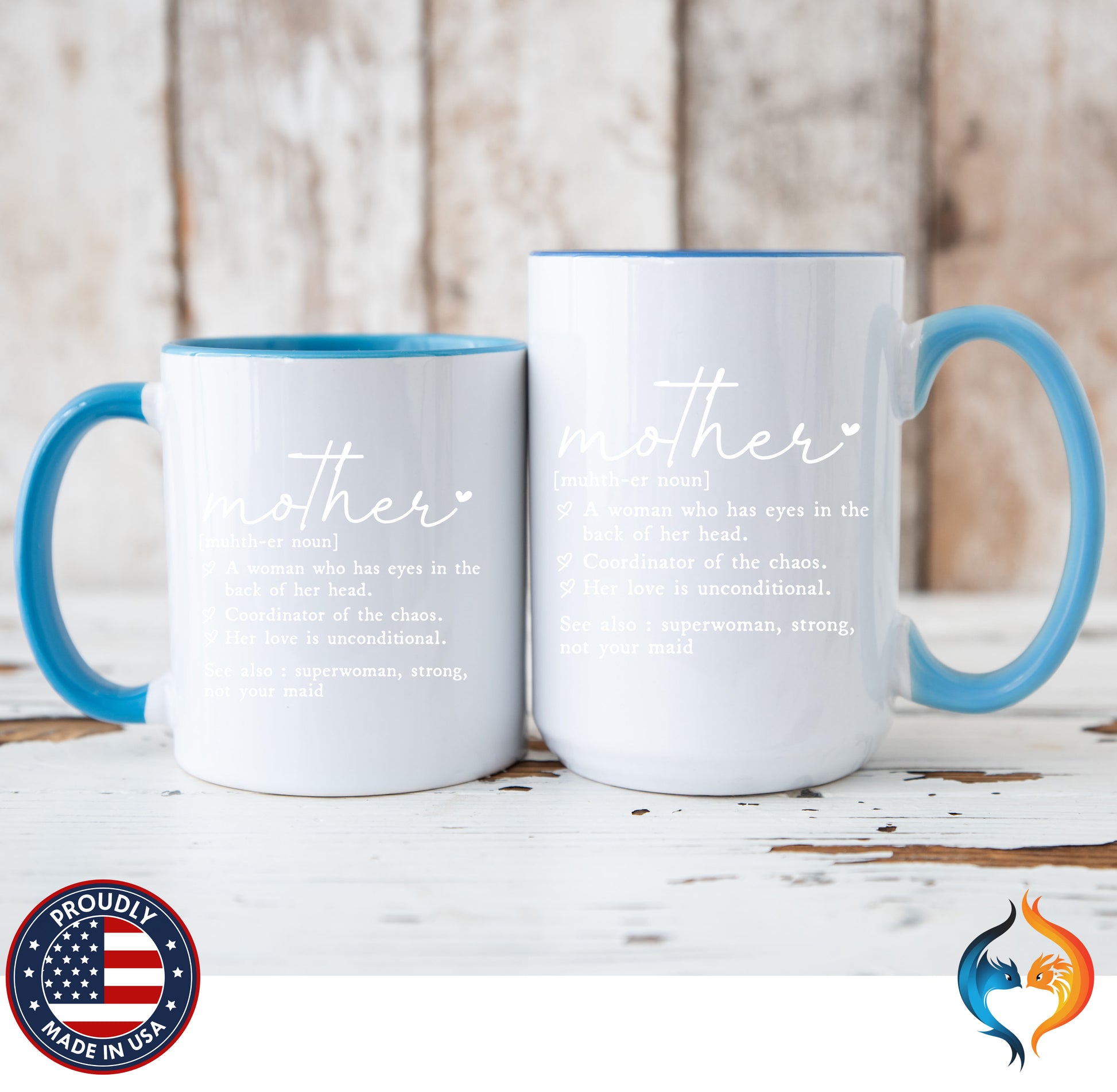 Mother Definition Dictionary coffee mug duo mockup - Mother's Day gift