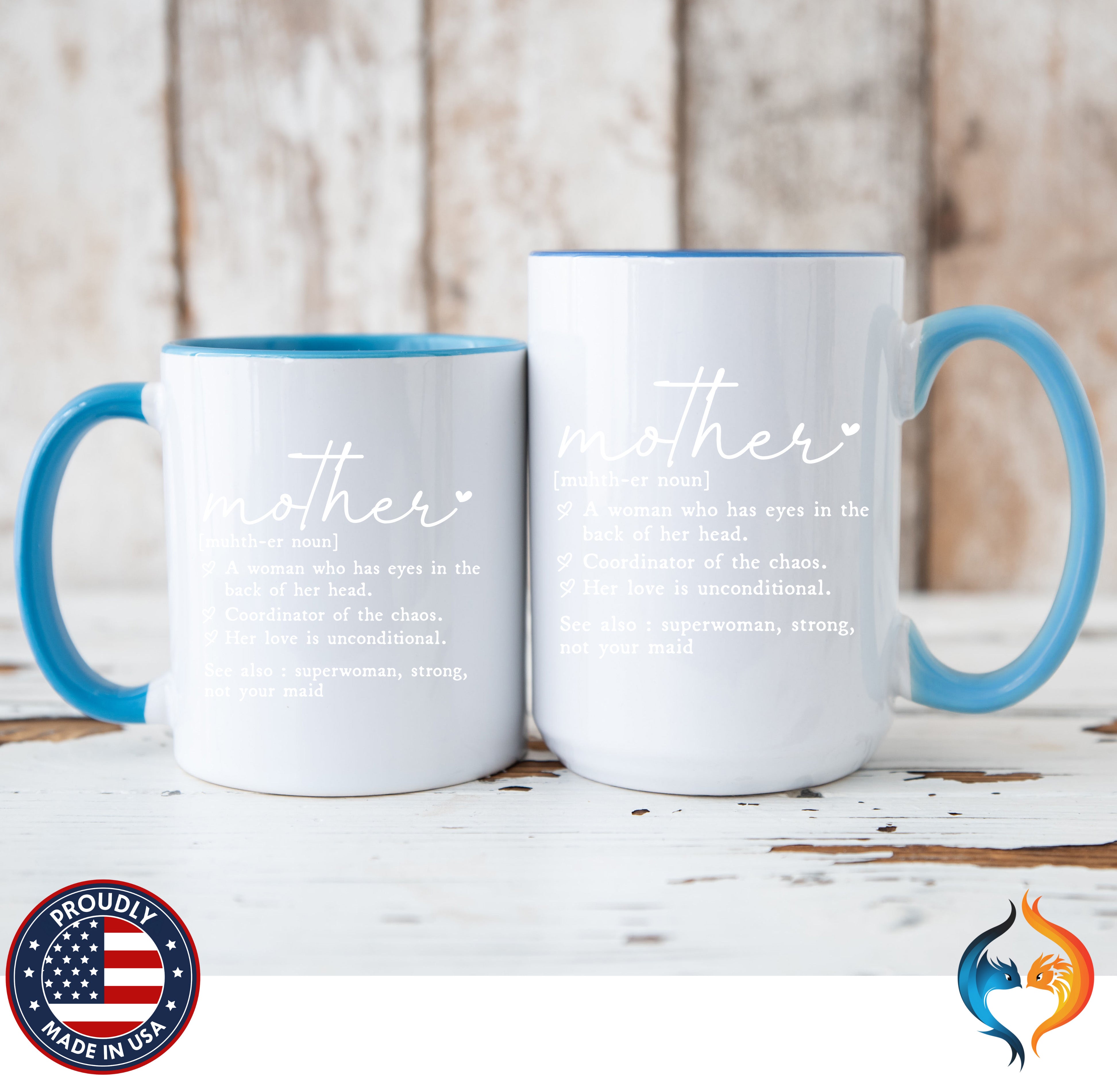 Mother Definition Dictionary coffee mug duo mockup - Mother's Day gift