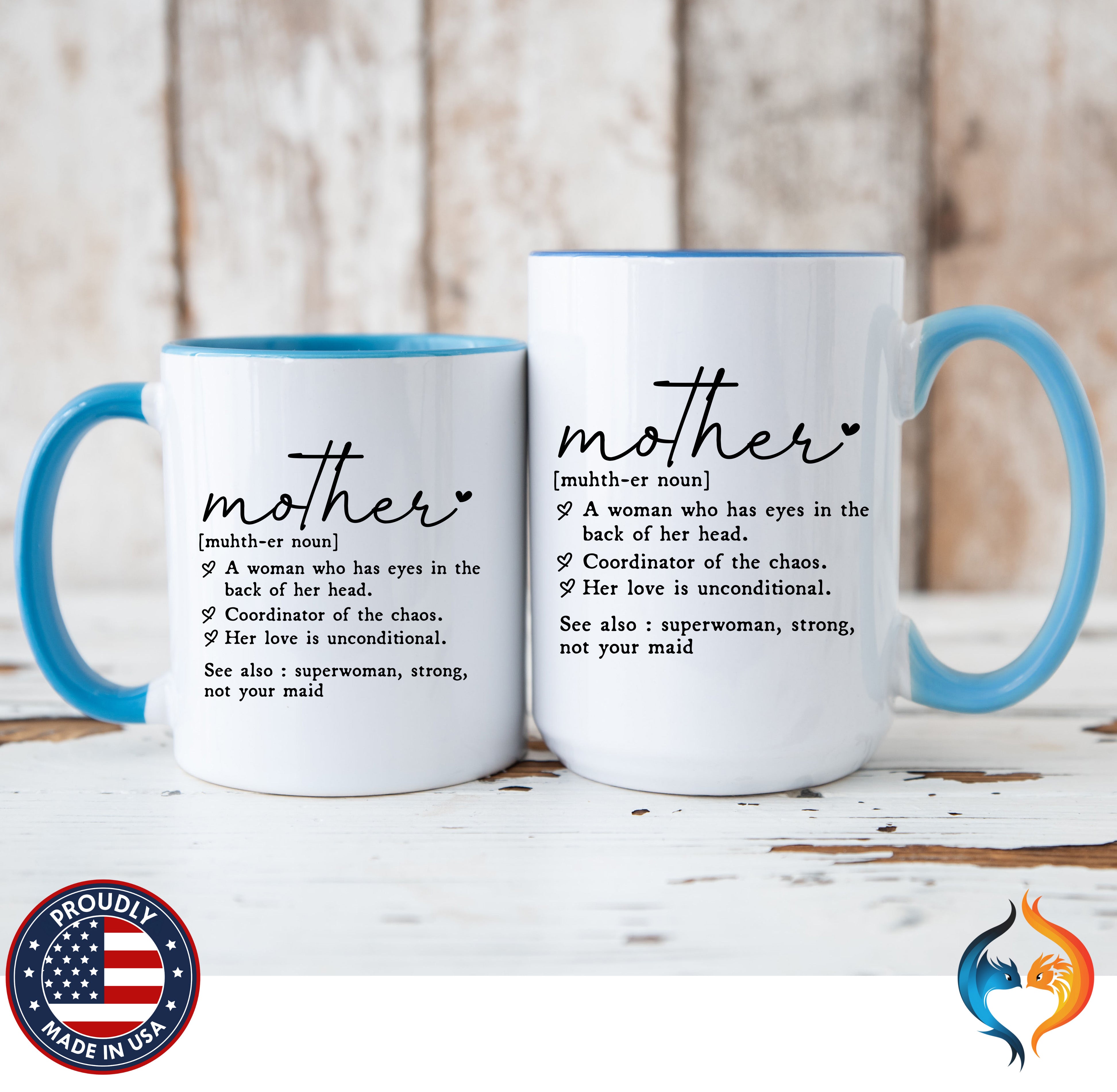 Mother Definition Dictionary coffee mug duo mockup - Mother's Day gift