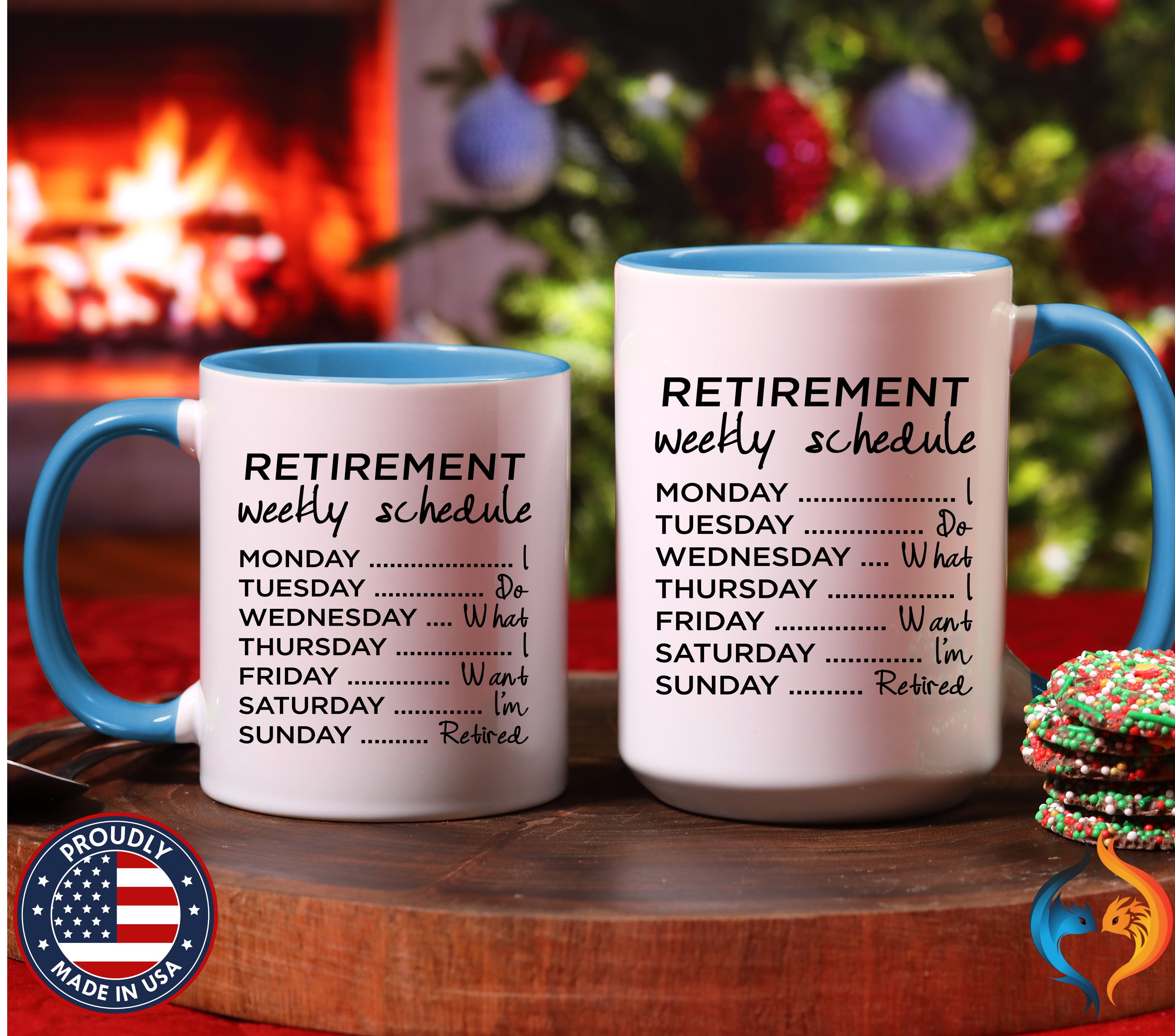 Retirement Hoodie - Funny Weekly Schedule Gift Sweatshirt