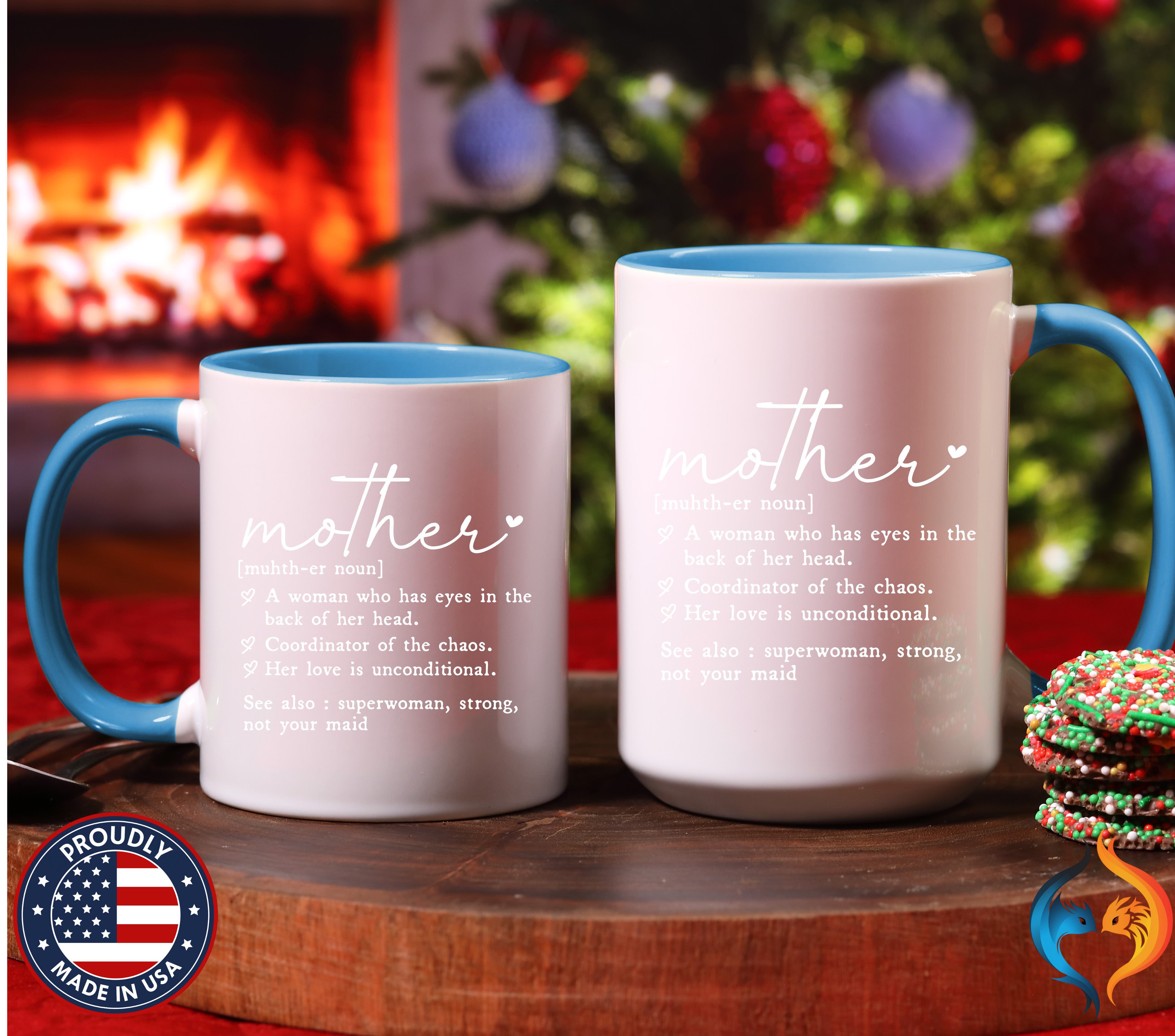 Mother Definition Dictionary coffee mug duo mockup - Mother's Day gift