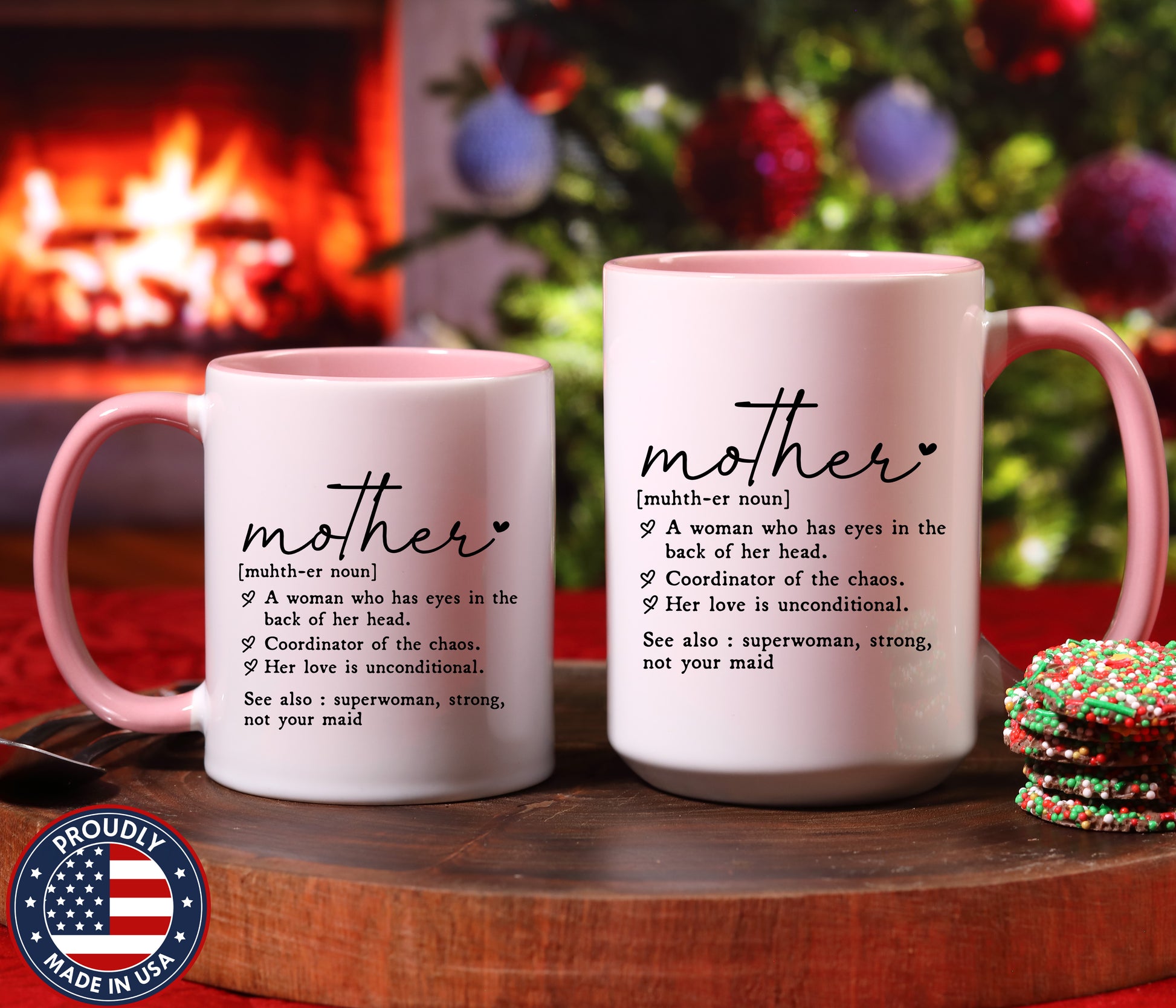 Mother Definition Dictionary coffee mug duo mockup - Mother's Day gift