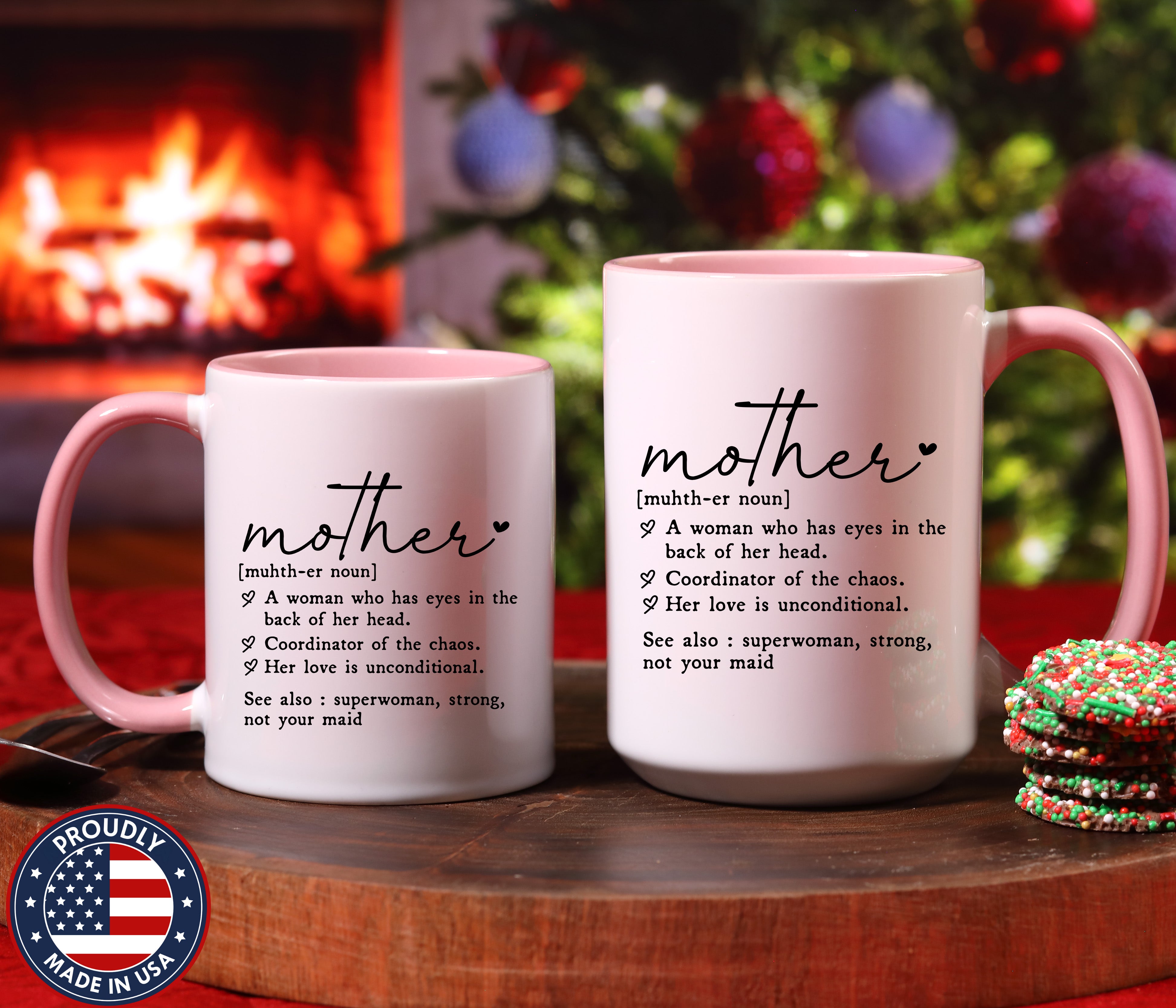 Mother Definition Dictionary coffee mug duo mockup - Mother's Day gift