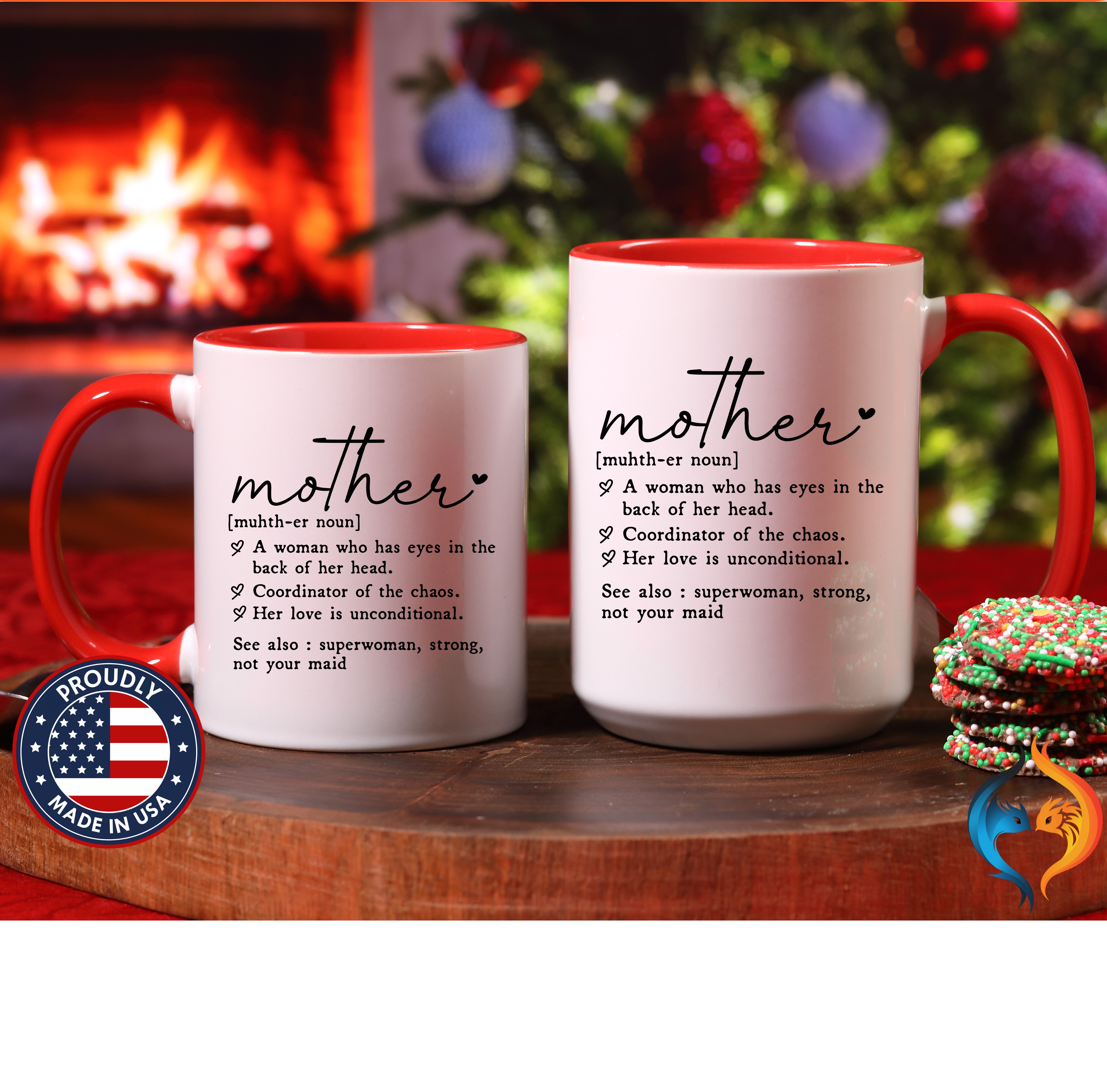 Mother Definition Dictionary coffee mug duo mockup - Mother's Day gift