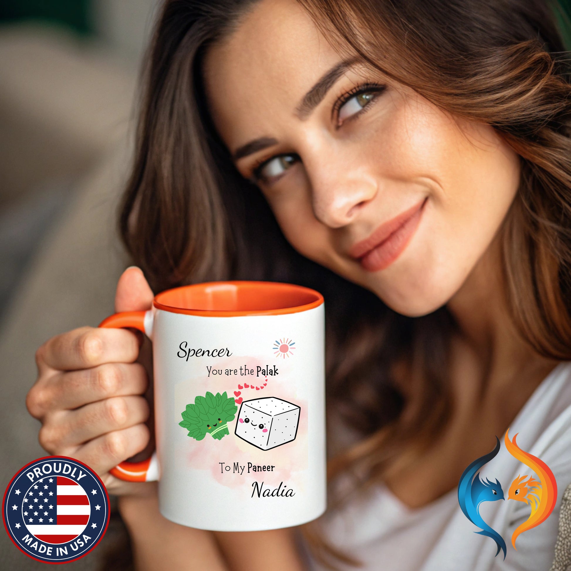 Desi Romantic Mug - You Are the Palak to My Paneer — view 35