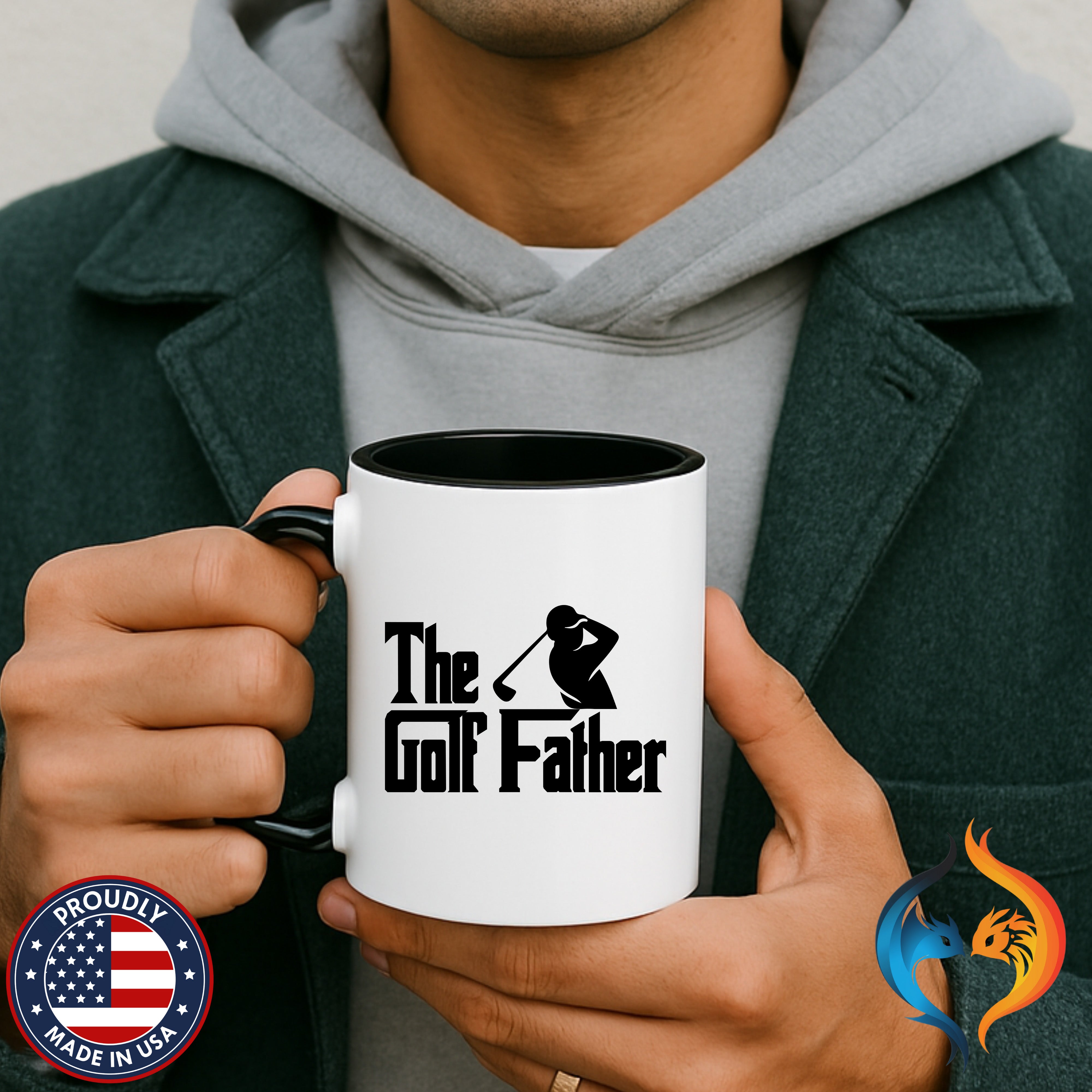 Funny Golf Dad Mug - The Golf Father