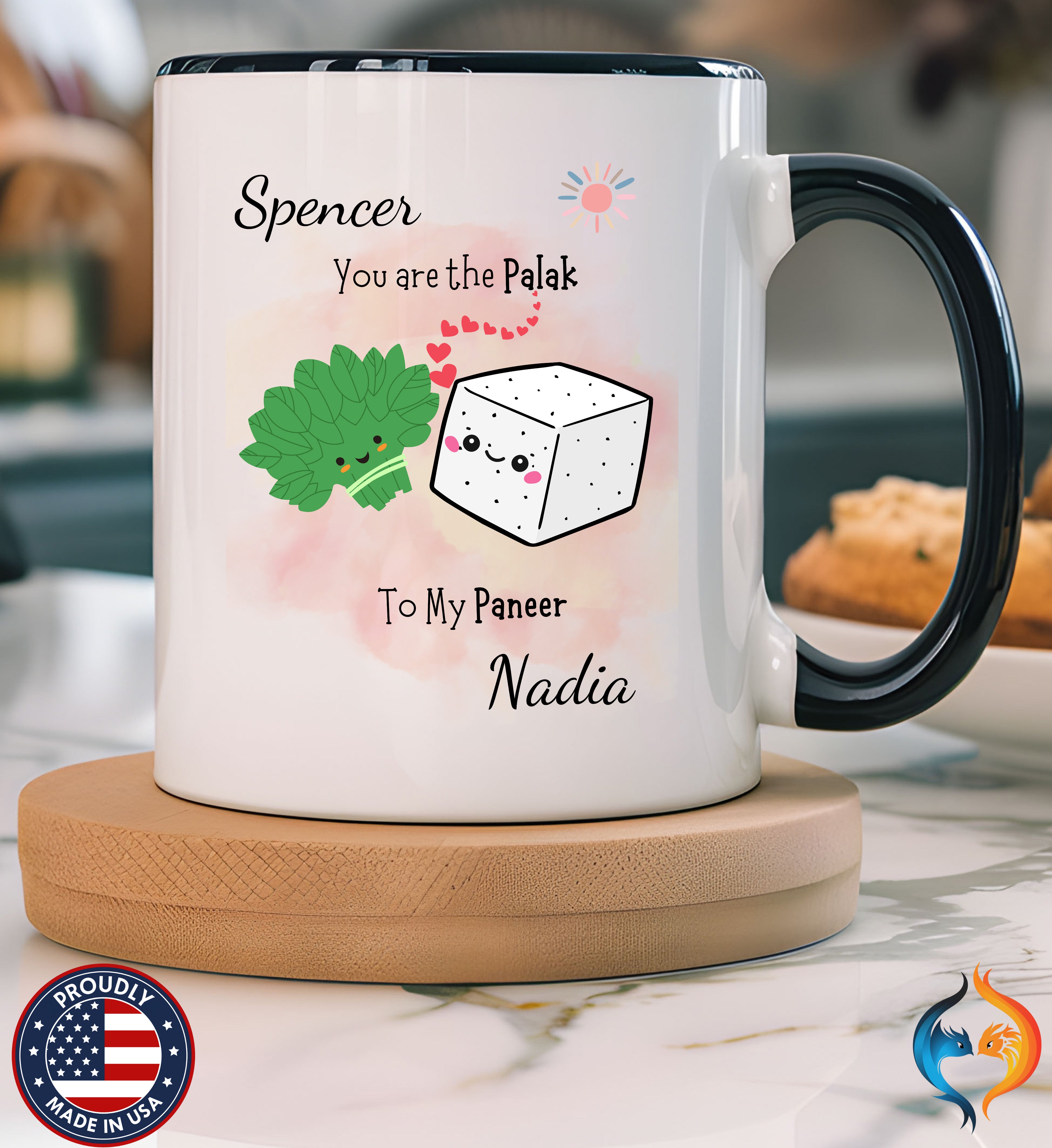 Desi Romantic Mug - You Are the Palak to My Paneer — view 36