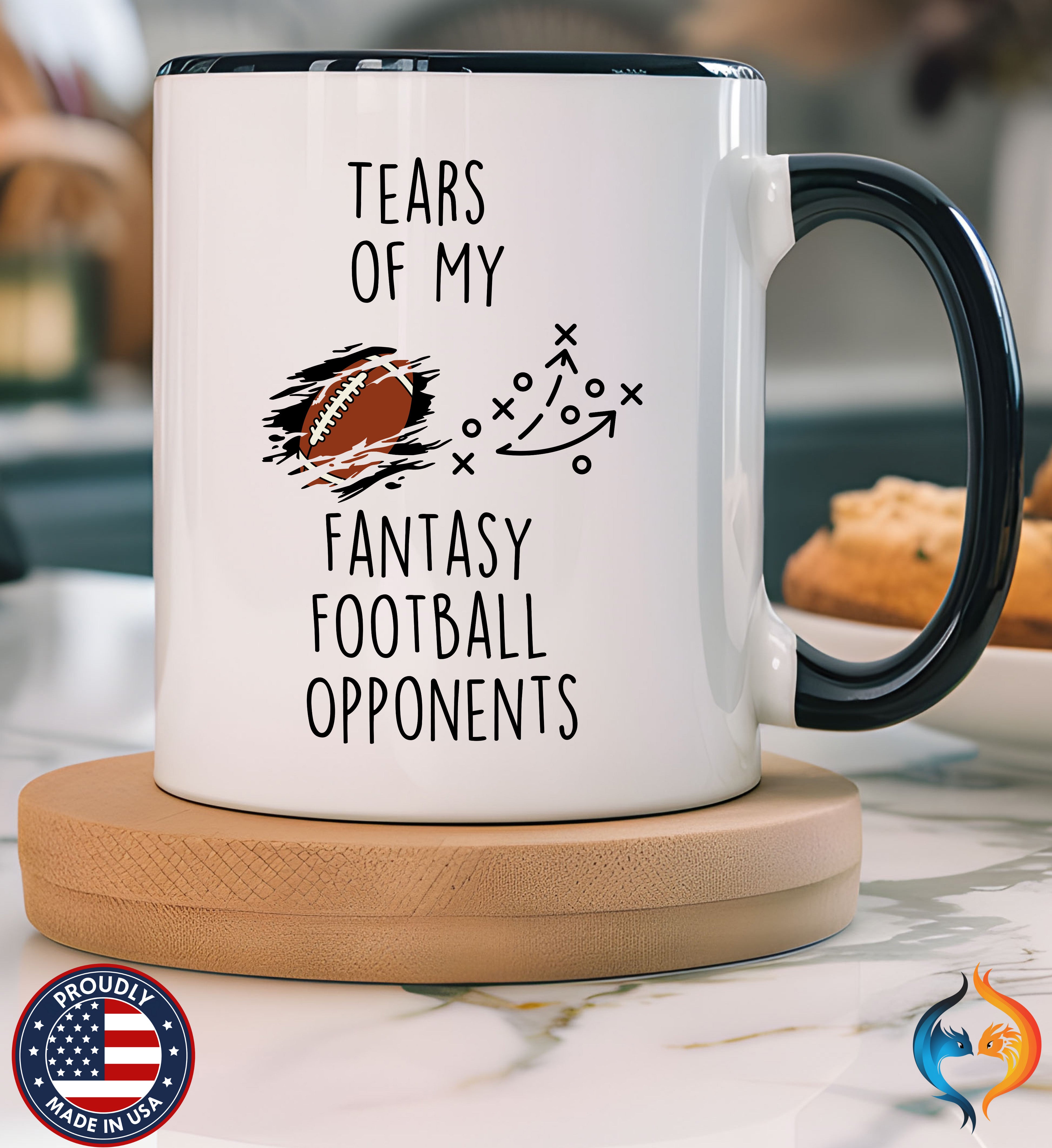 Sarcastic Sports Mug - Tears of My Fantasy Football Opponents — view 36
