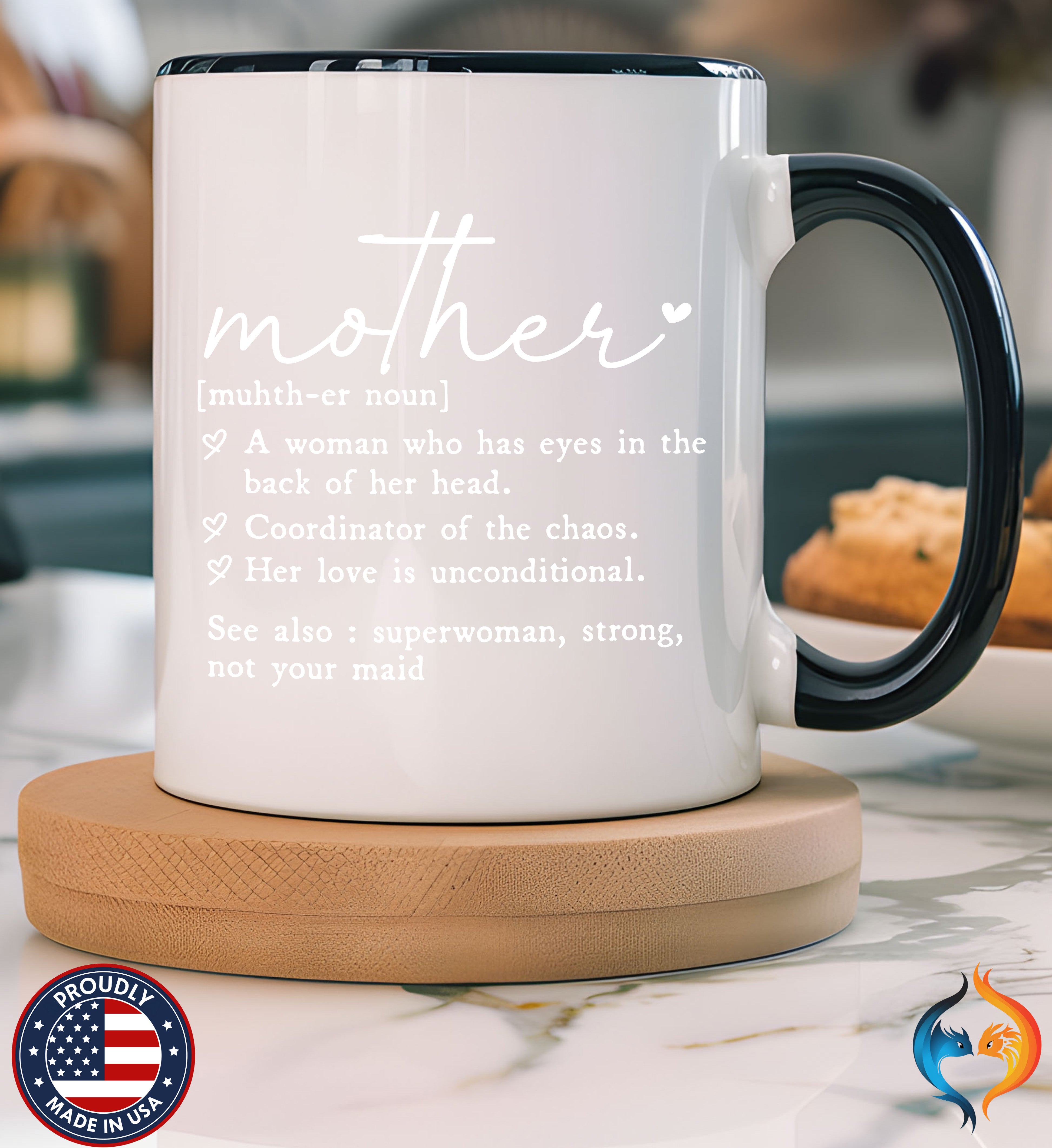 Mother Definition Dictionary coffee mug mockup - Mother's Day gift