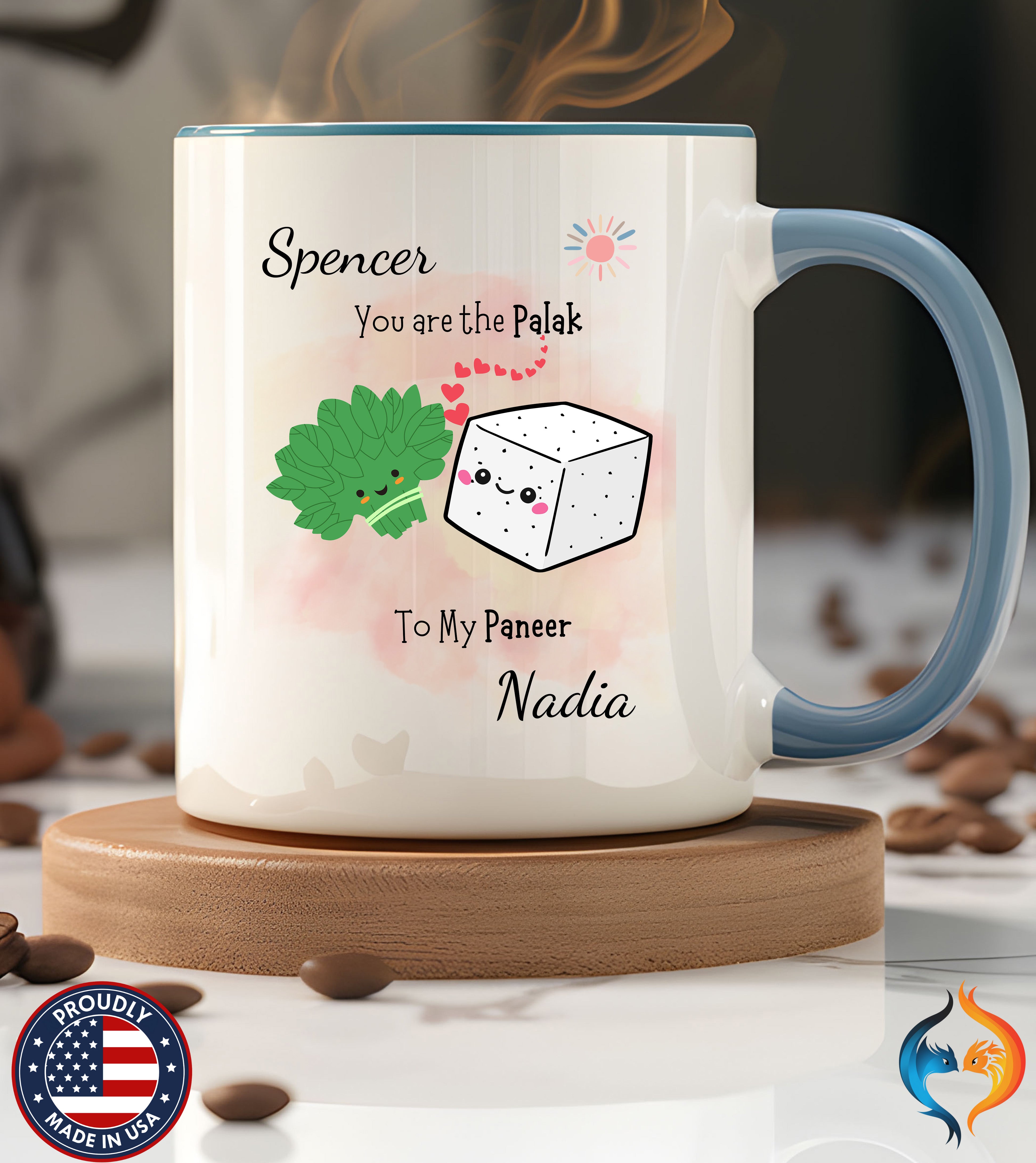Desi Romantic Mug - You Are the Palak to My Paneer — view 37