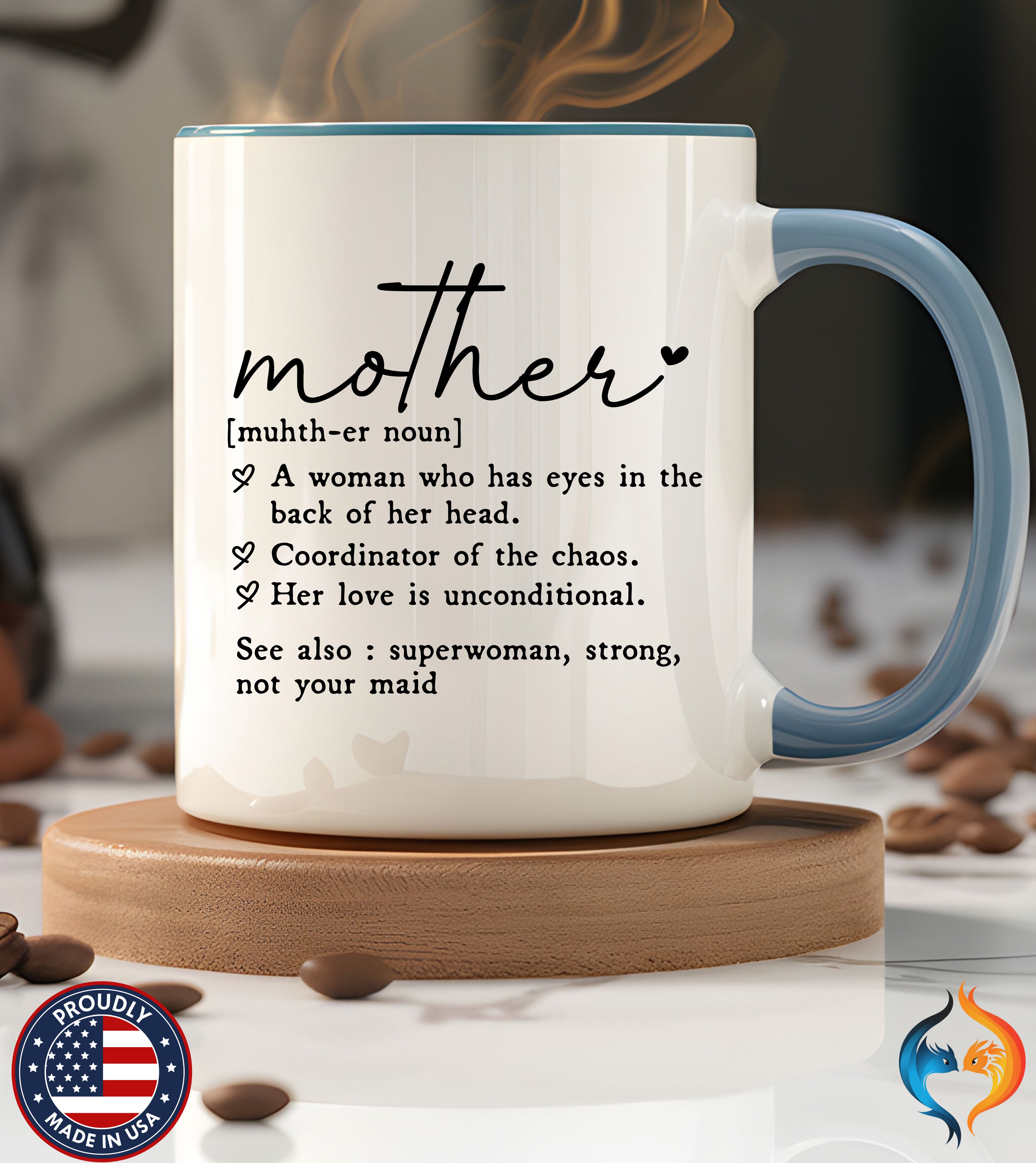 Mother Definition Dictionary coffee mug mockup - Mother's Day gift
