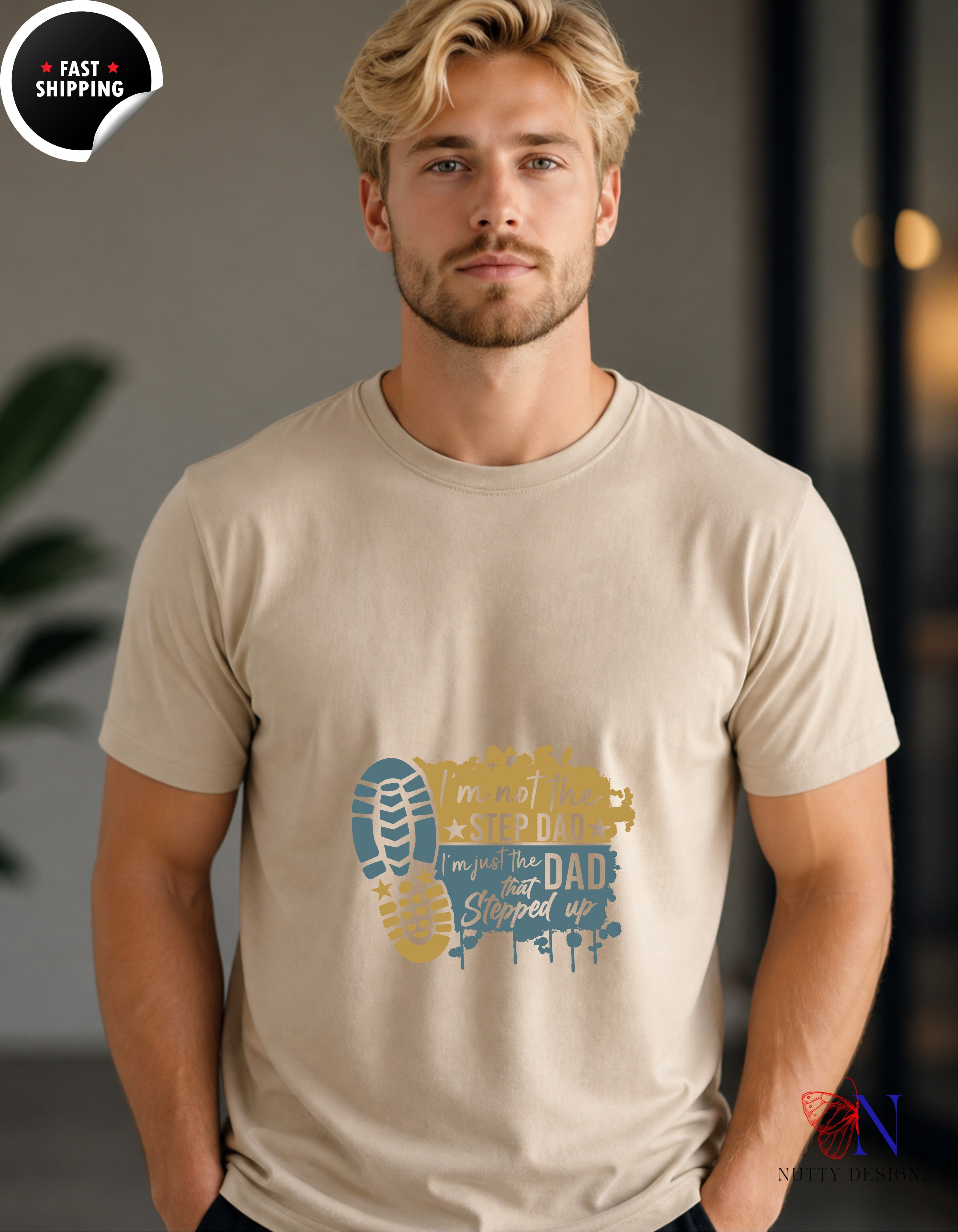 I Am Not The Step Dad I Am The Dad That Stepped Up T-Shirt - Funny Dad Gift
