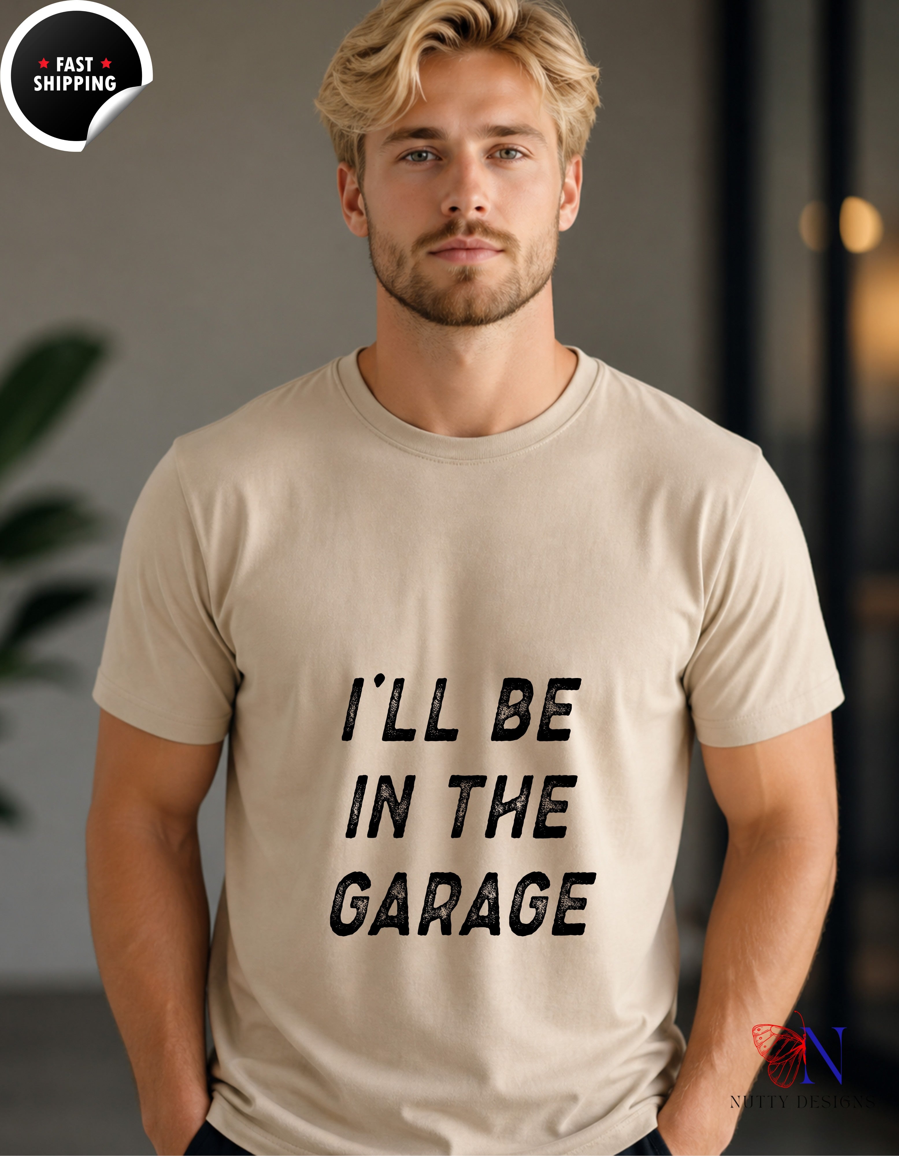 I'll Be In The Garage T-Shirt - Funny Dad Gift