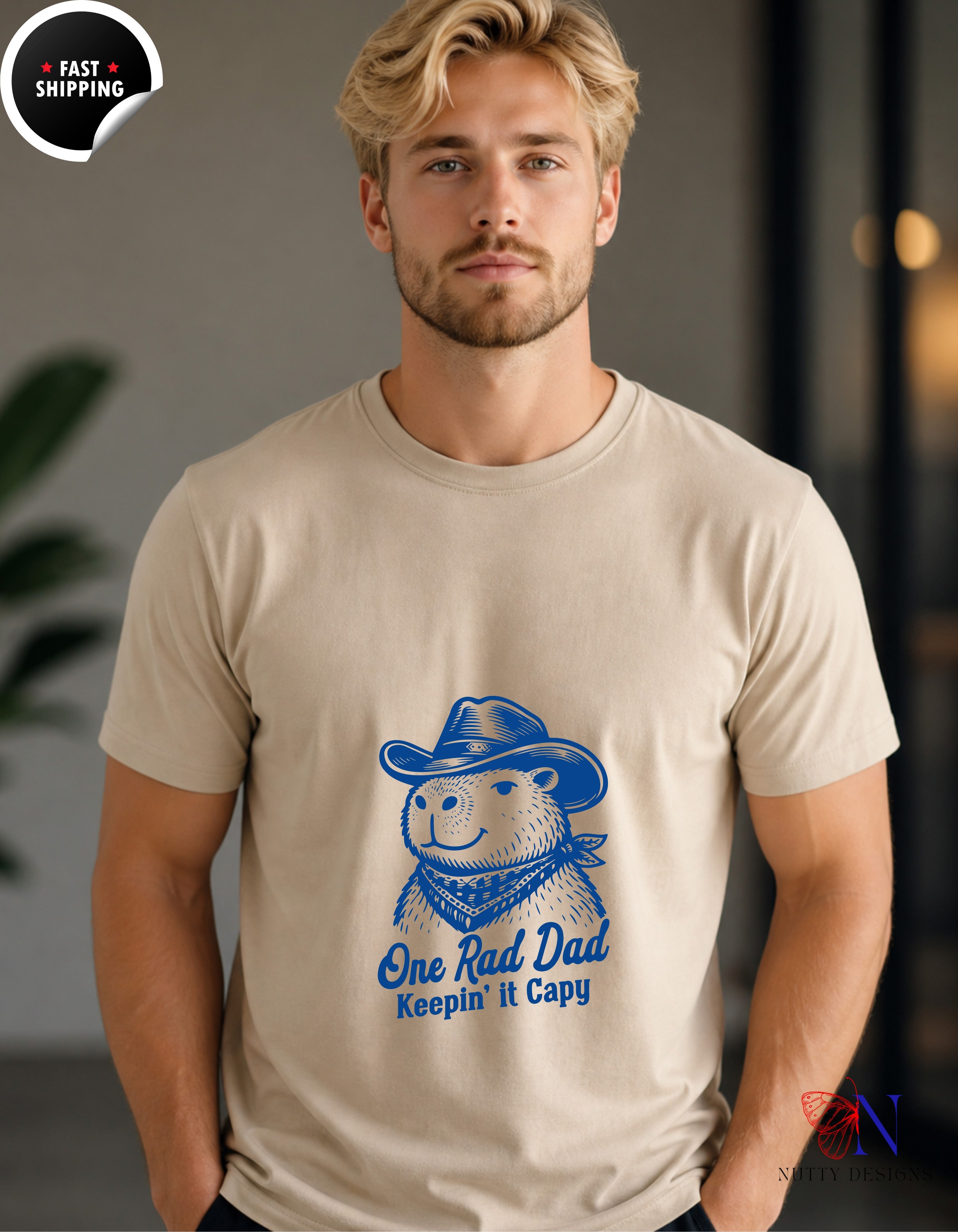 One Rad Dad Keepin It Capy T-Shirt - Funny Dad Gift