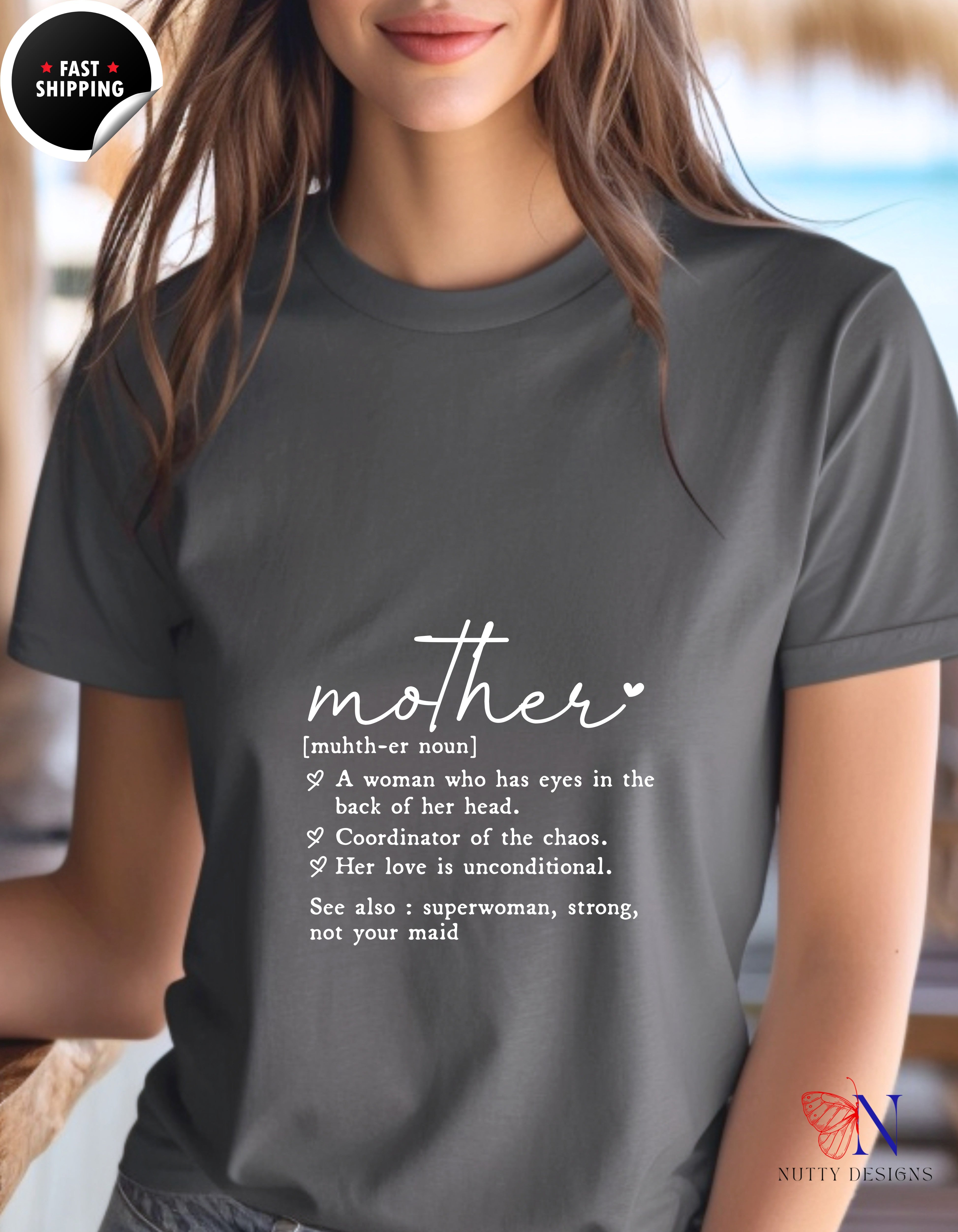 Mother Definition Dictionary t-shirt lifestyle mockup - Mother's Day gift