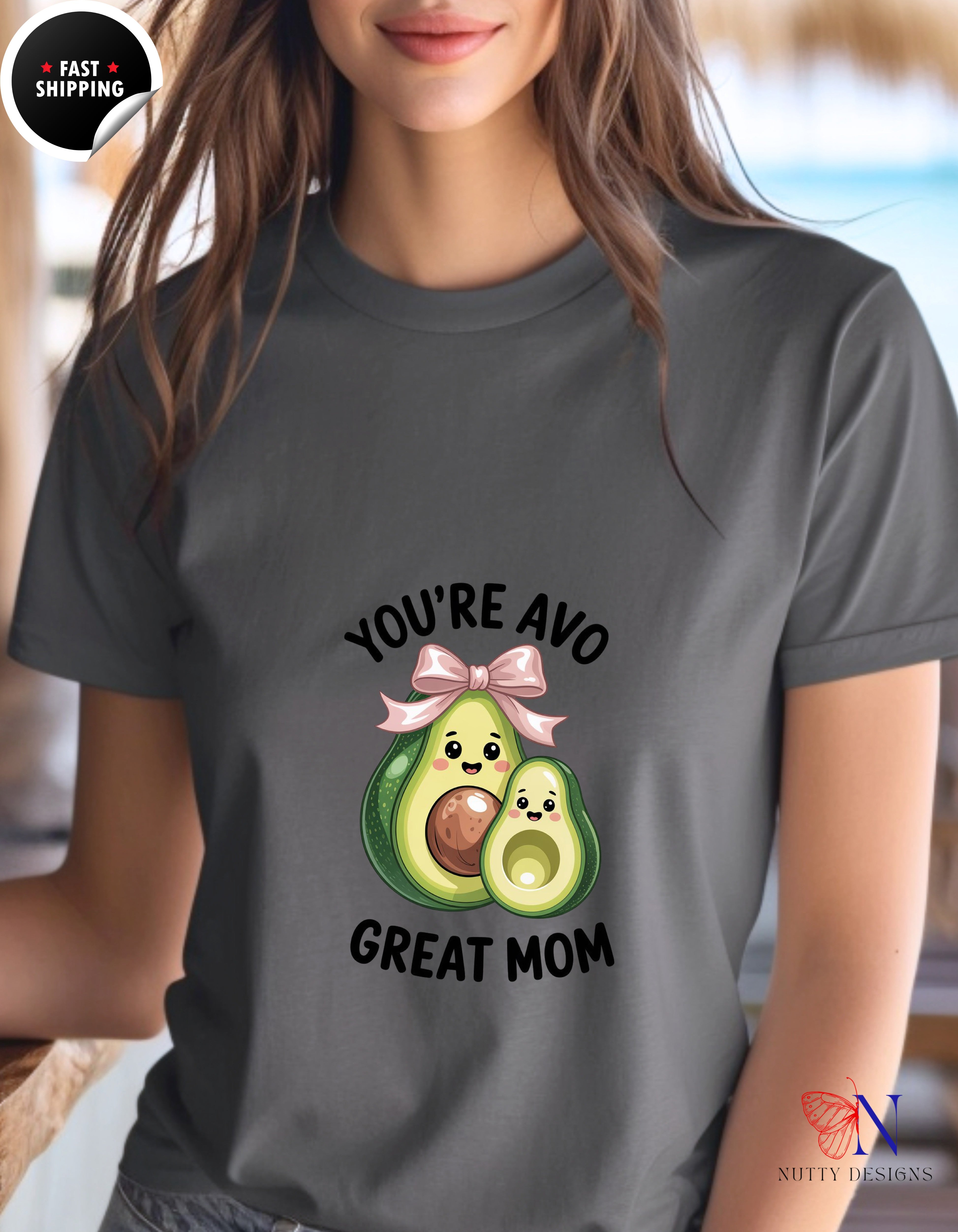 You're Avo Great Mom Avocado V2 t-shirt lifestyle mockup - Mother's Day gift