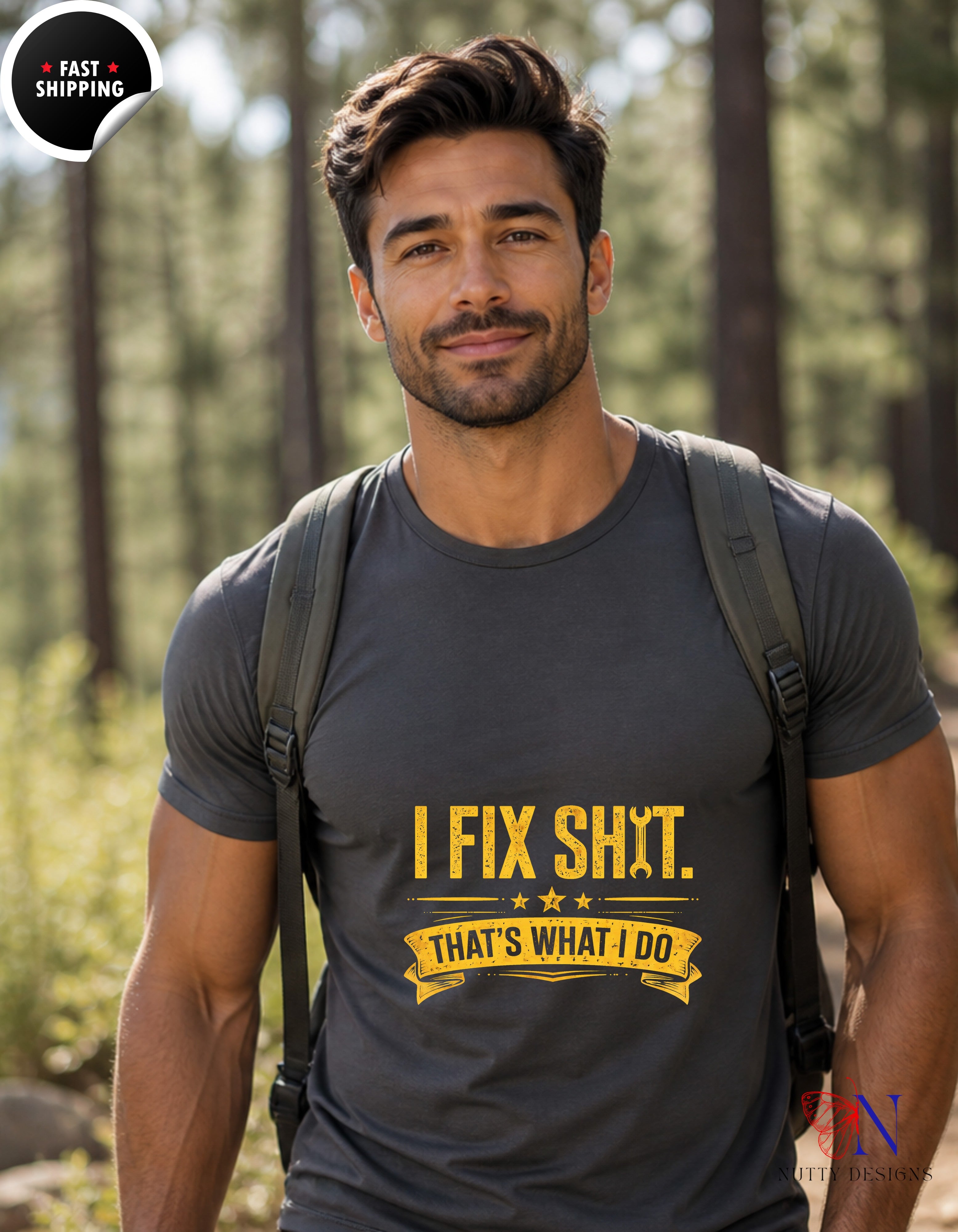 I Fix Shit T-Shirt - Funny Dad Gift