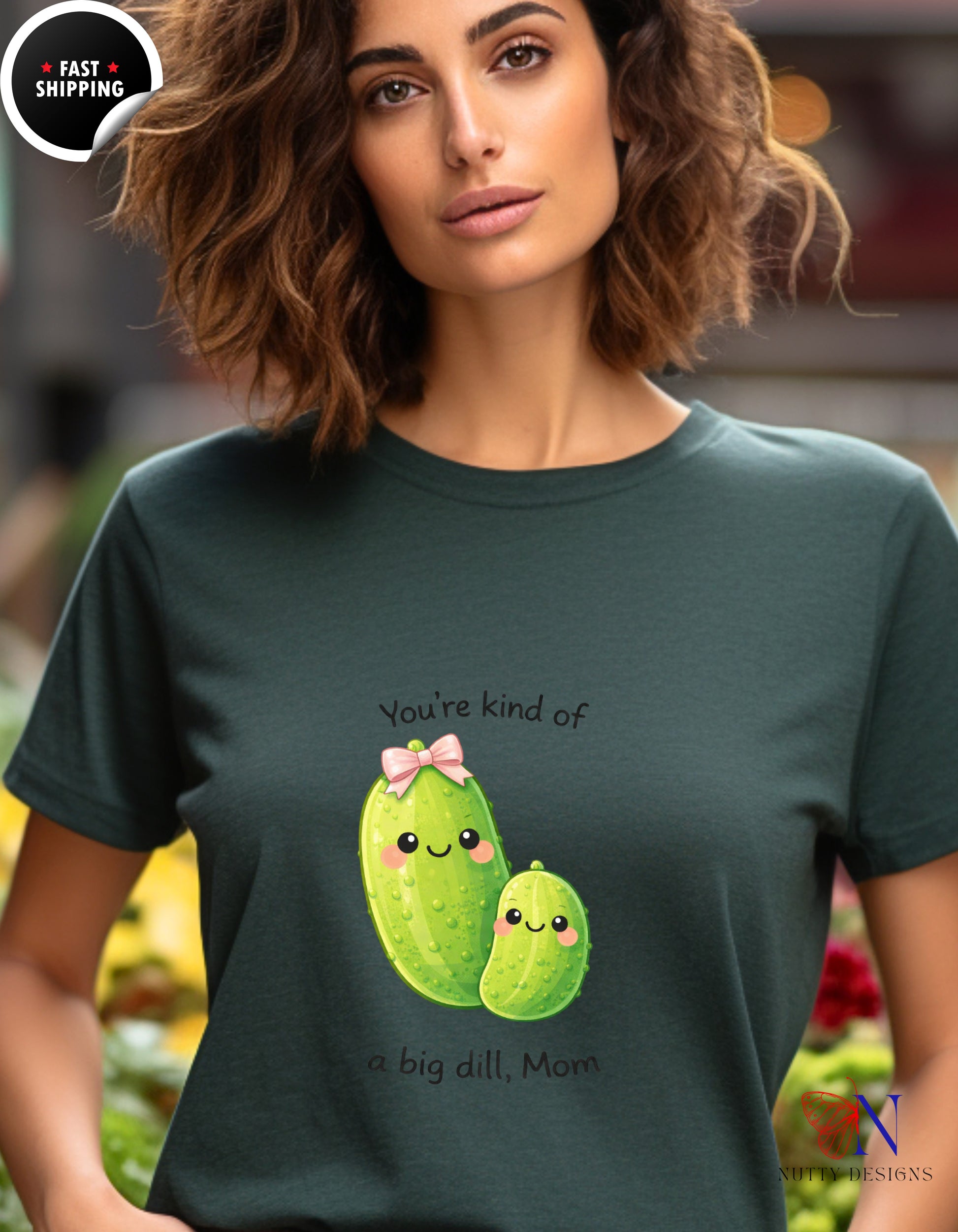 You're Kind Of A Big Dill Mom Pickle t-shirt lifestyle mockup - Mother's Day gift