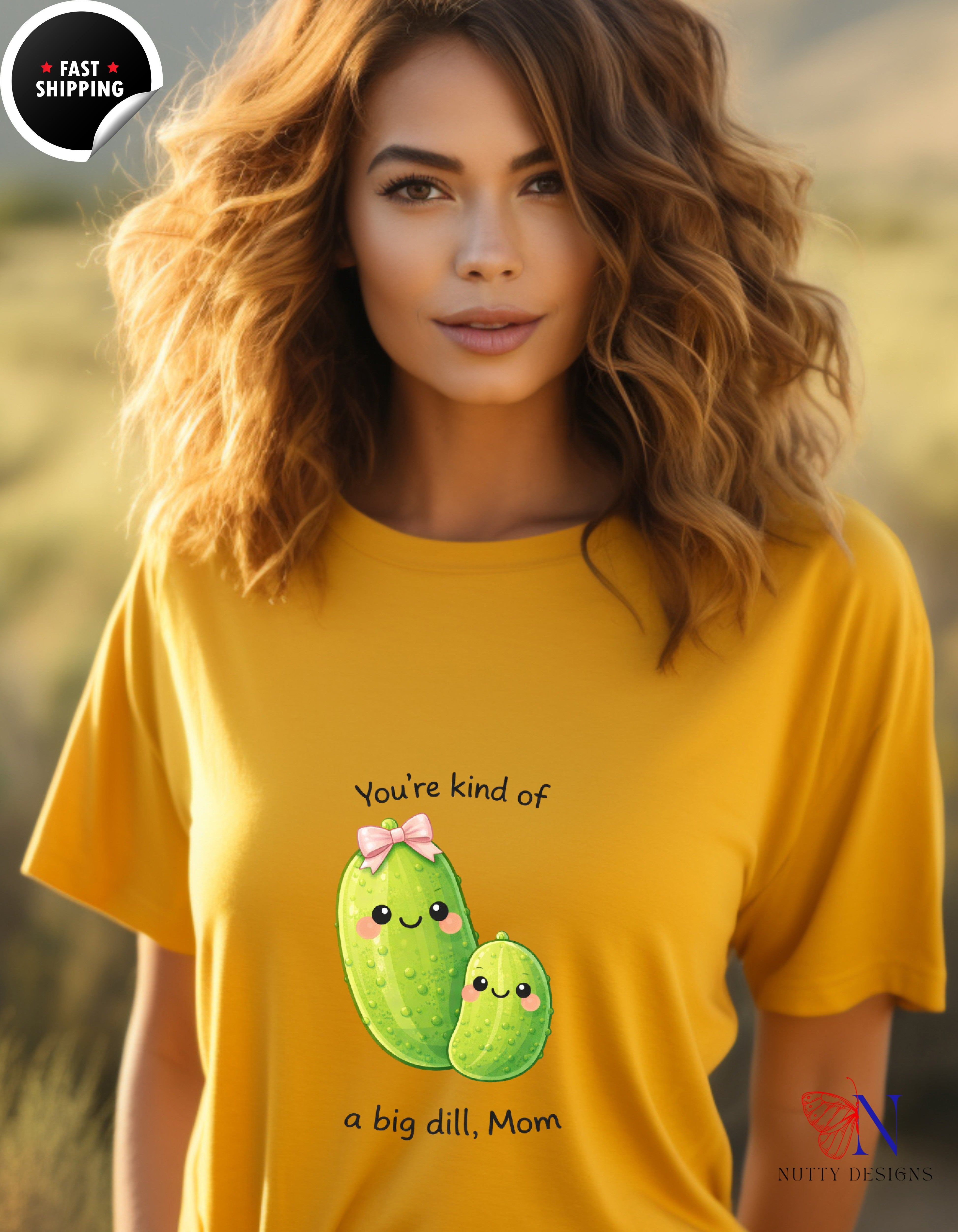 You're Kind Of A Big Dill Mom Pickle t-shirt lifestyle mockup - Mother's Day gift