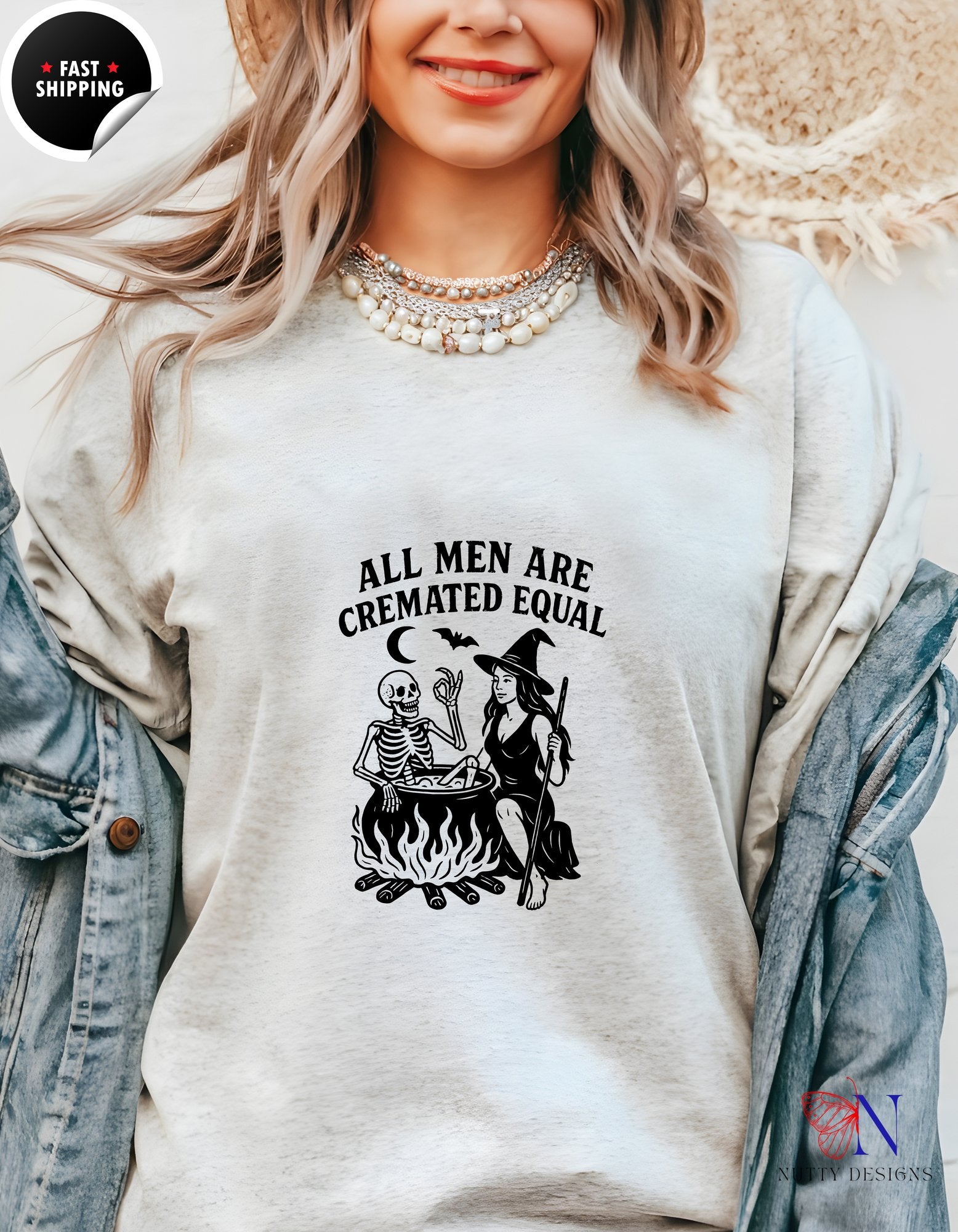 All Men Are Created Equal But Only The Finest Play Cricket | - Tees_Light Gray W