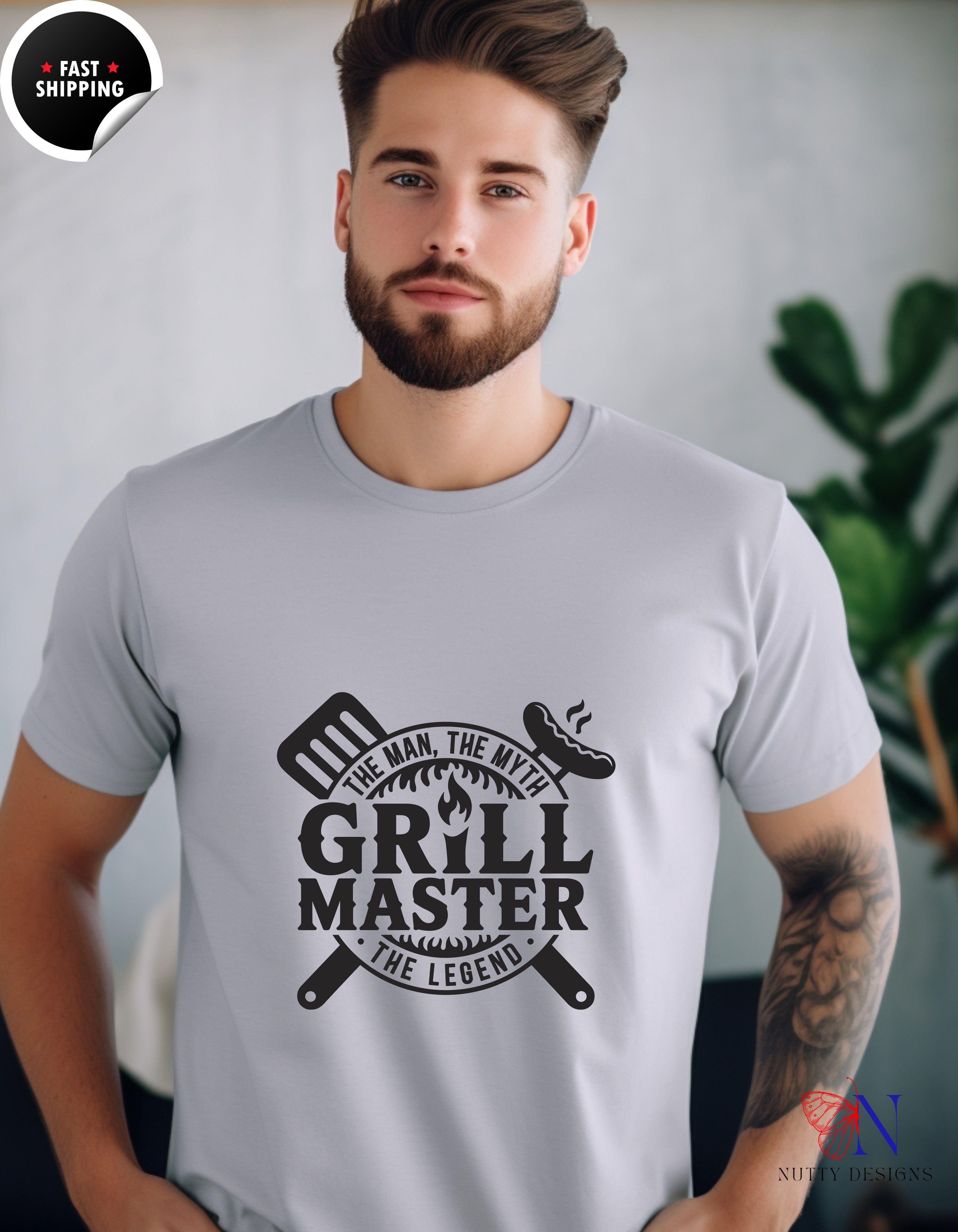 Grill Master Father's Day T-Shirt - Funny Dad Gift - Unisex Tee