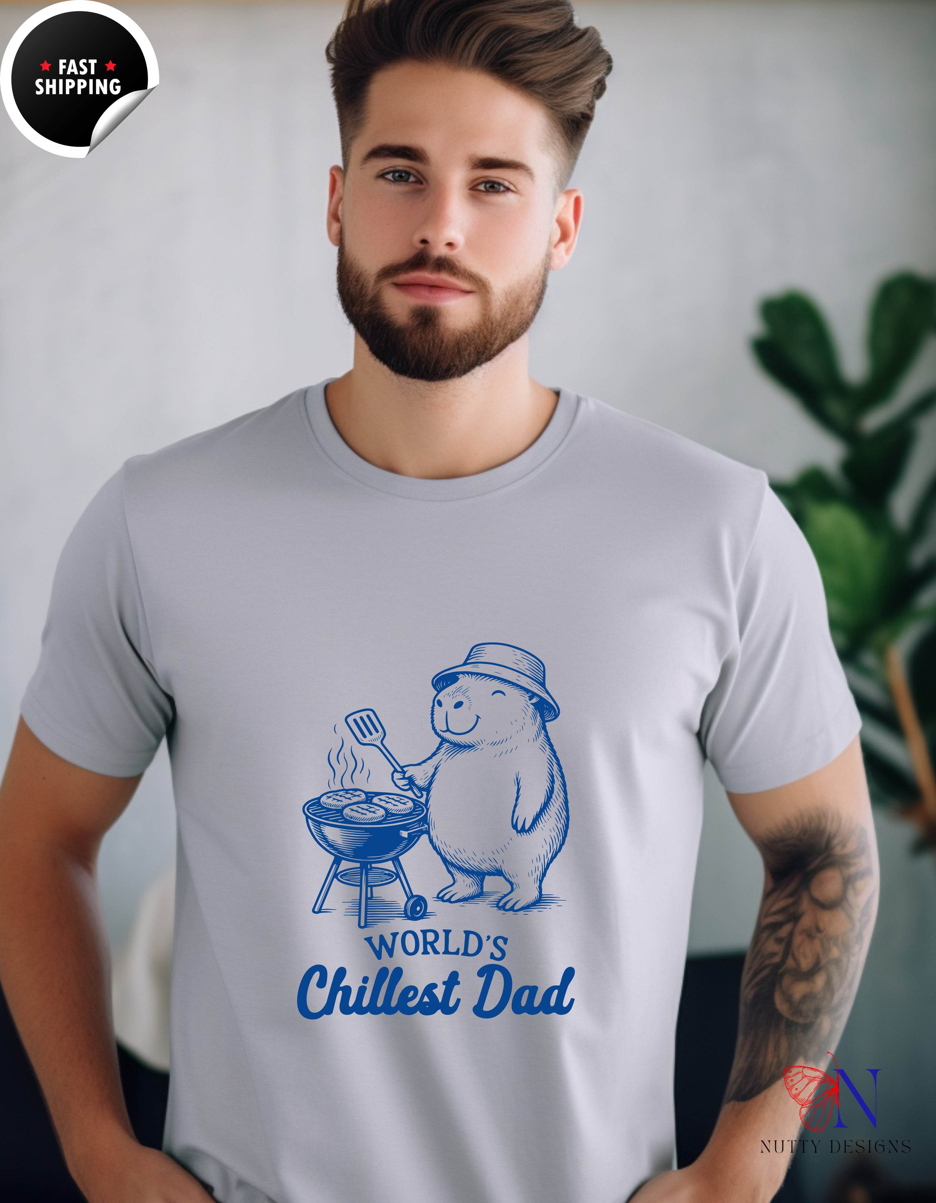 Worlds Chillest Dad T-Shirt - Funny Dad Gift