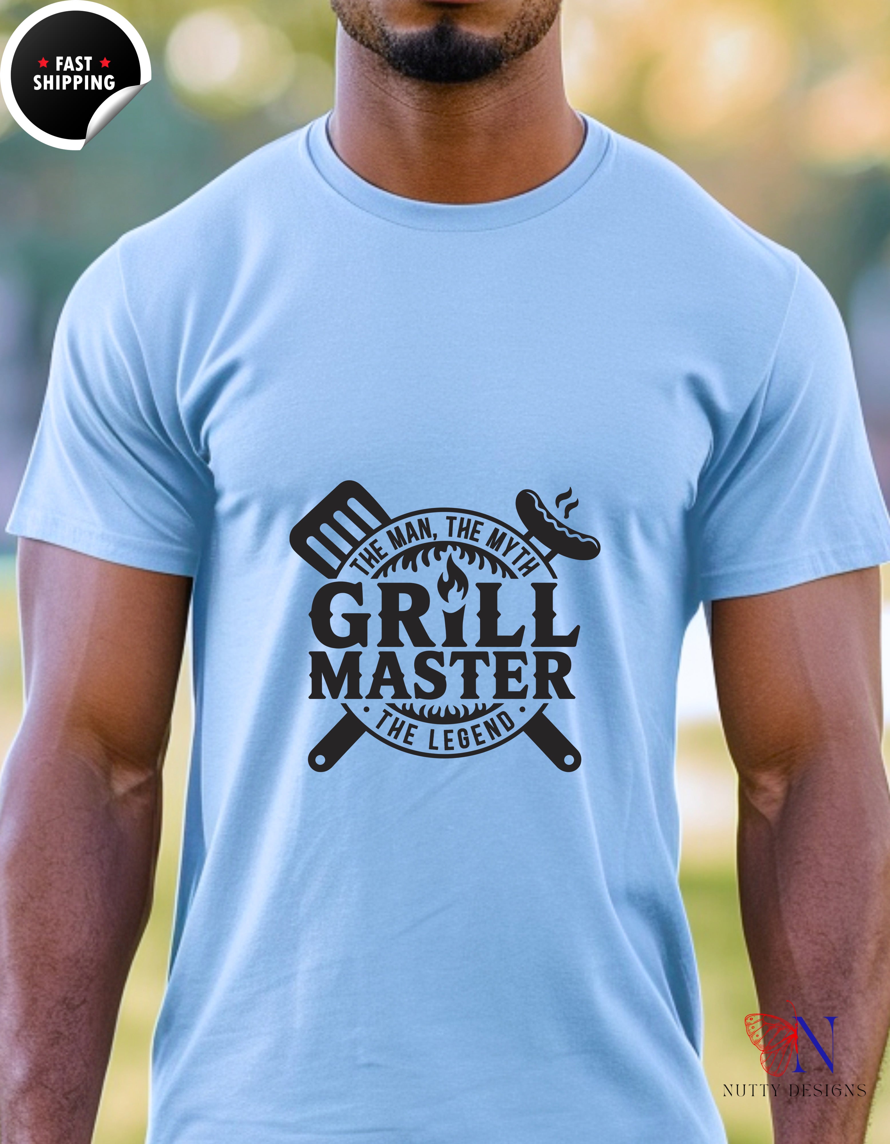 Grill Master Father's Day T-Shirt - Funny Dad Gift - Unisex Tee