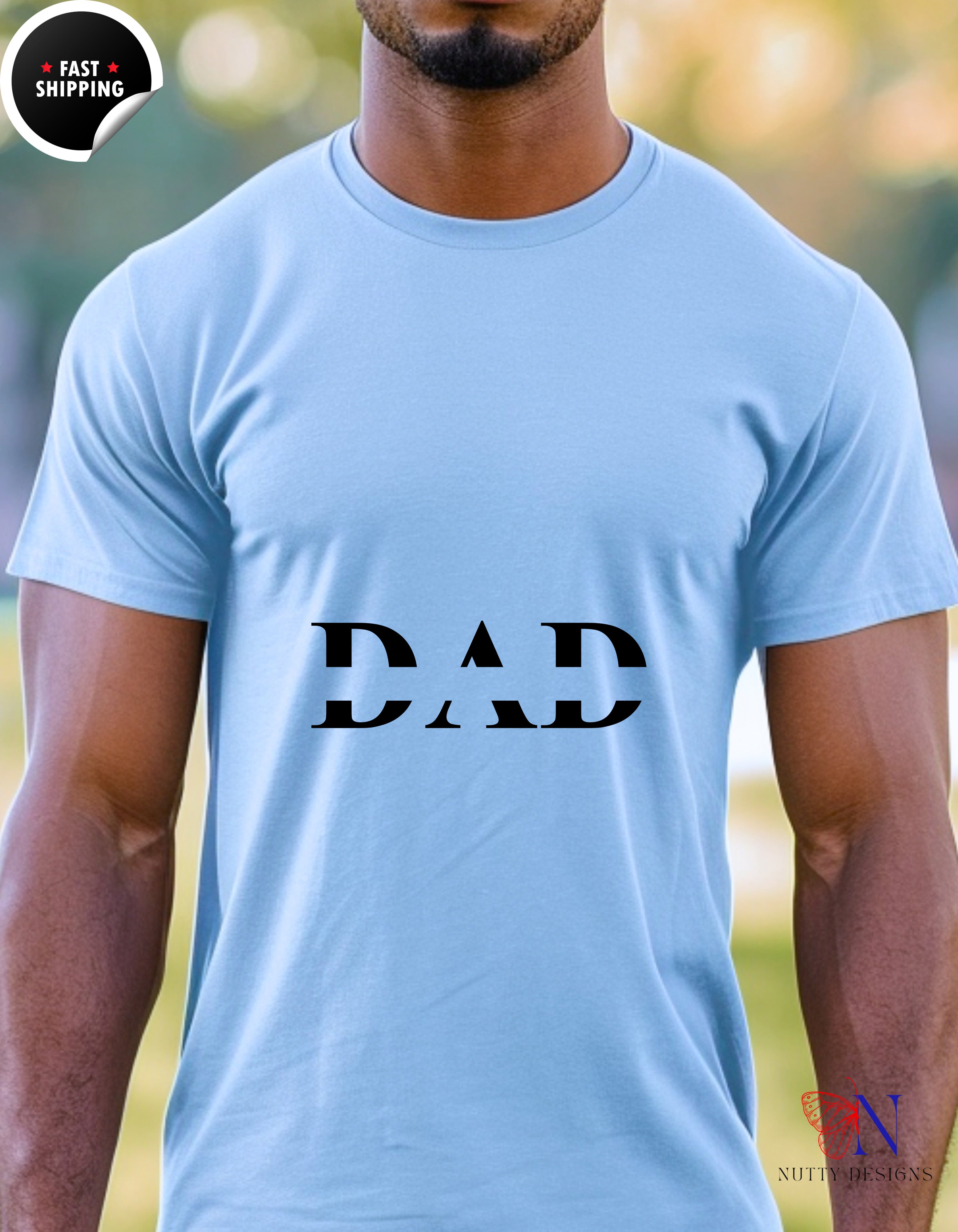 Best Dad Ever Split T-Shirt - Funny Dad Gift