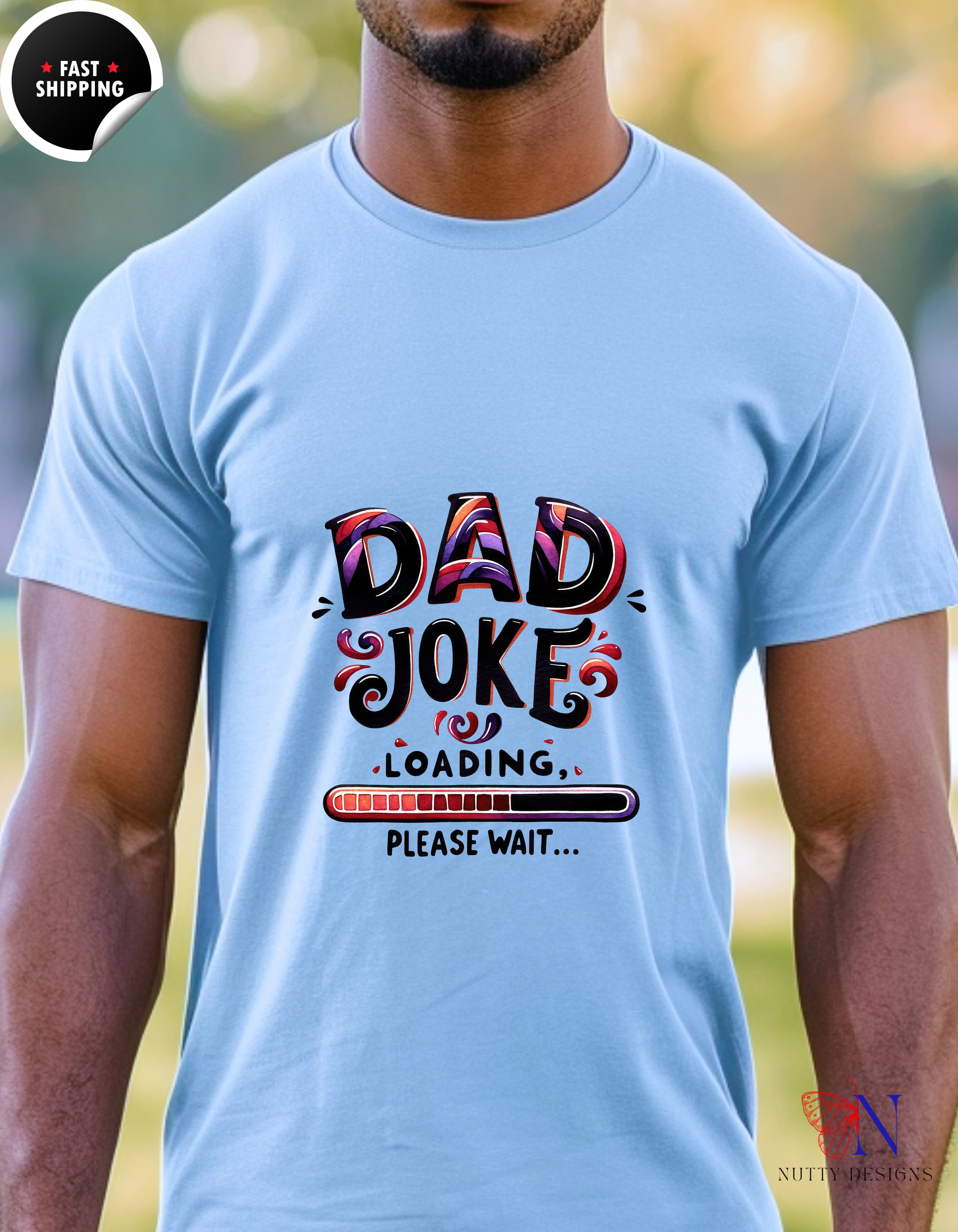 Dad Joke Loading Father's Day T-Shirt - Funny Dad Gift - Unisex Tee