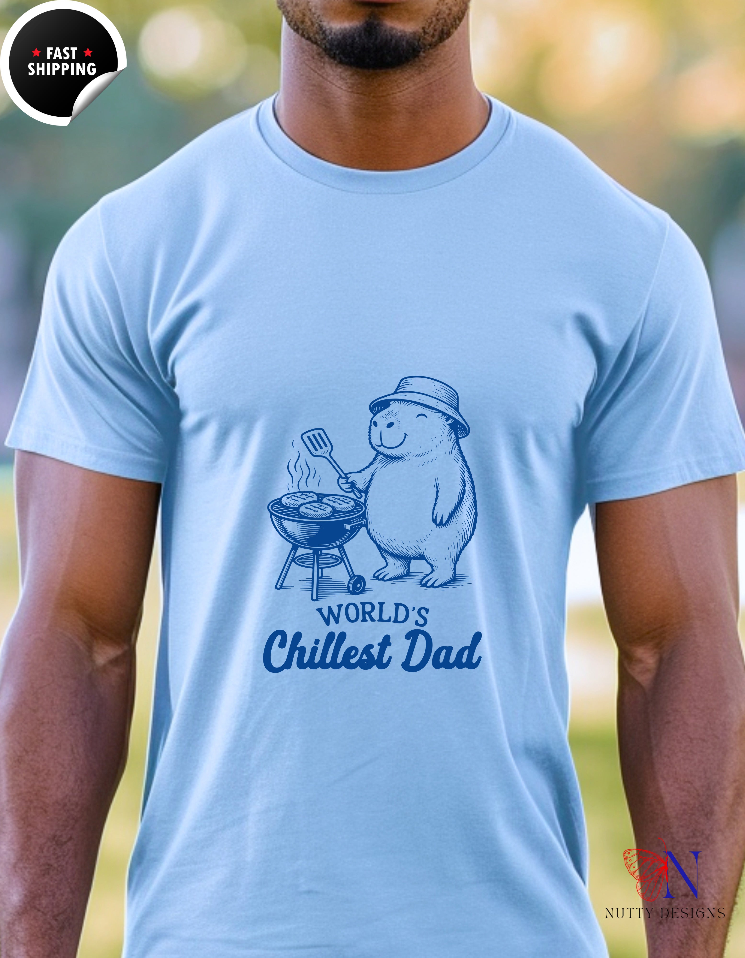 Worlds Chillest Dad T-Shirt - Funny Dad Gift