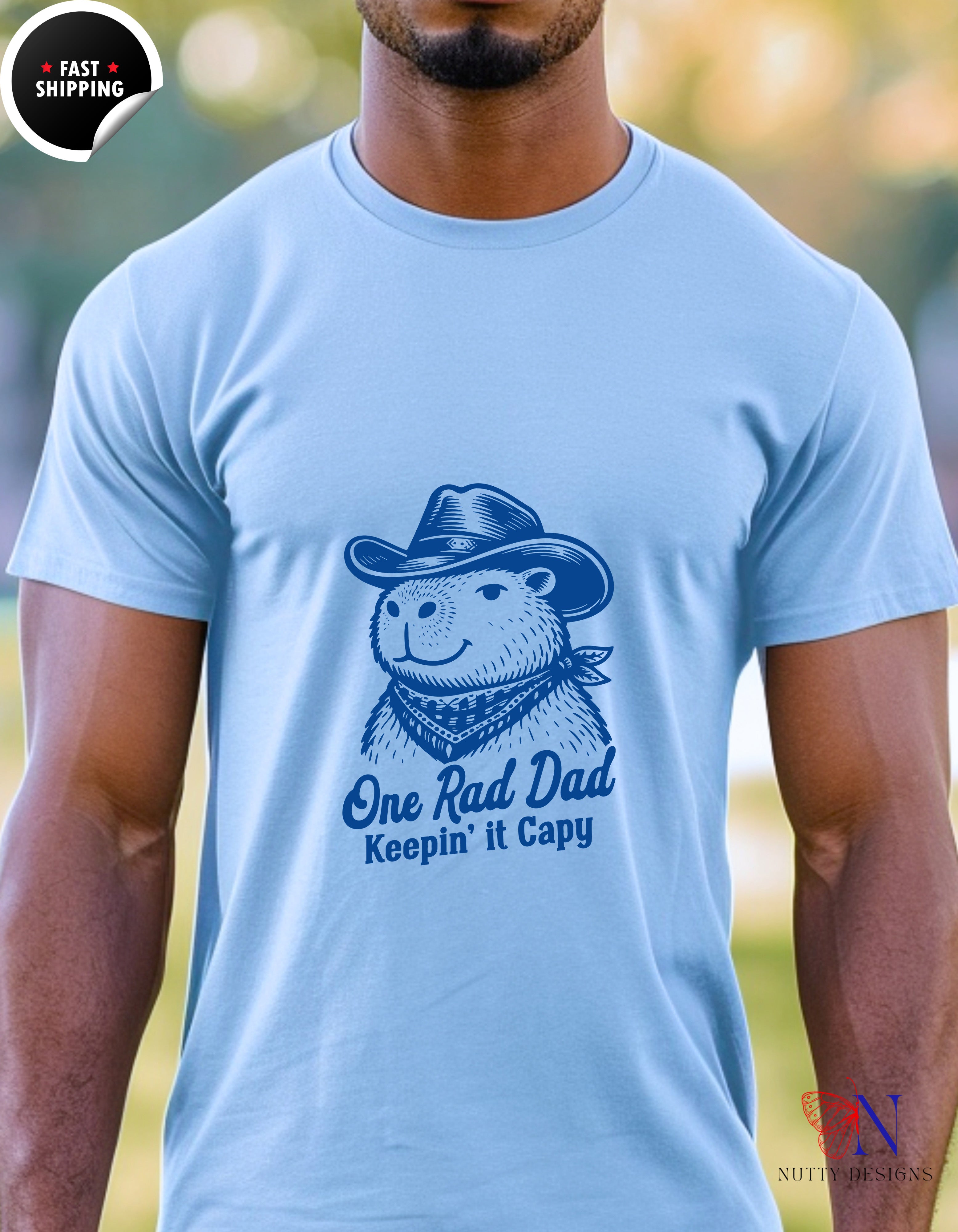 One Rad Dad Keepin It Capy T-Shirt - Funny Dad Gift