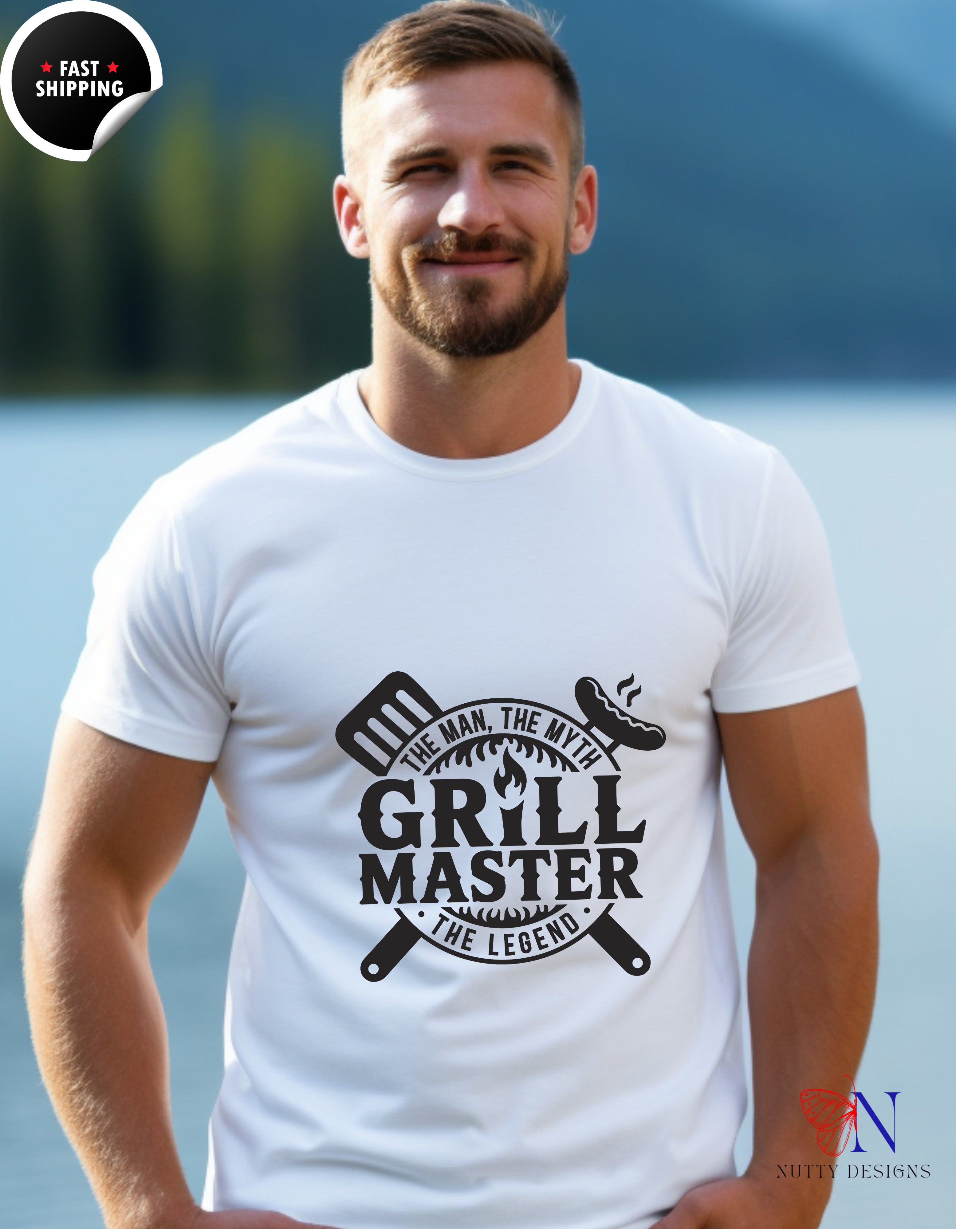 Grill Master Father's Day T-Shirt - Funny Dad Gift - Unisex Tee
