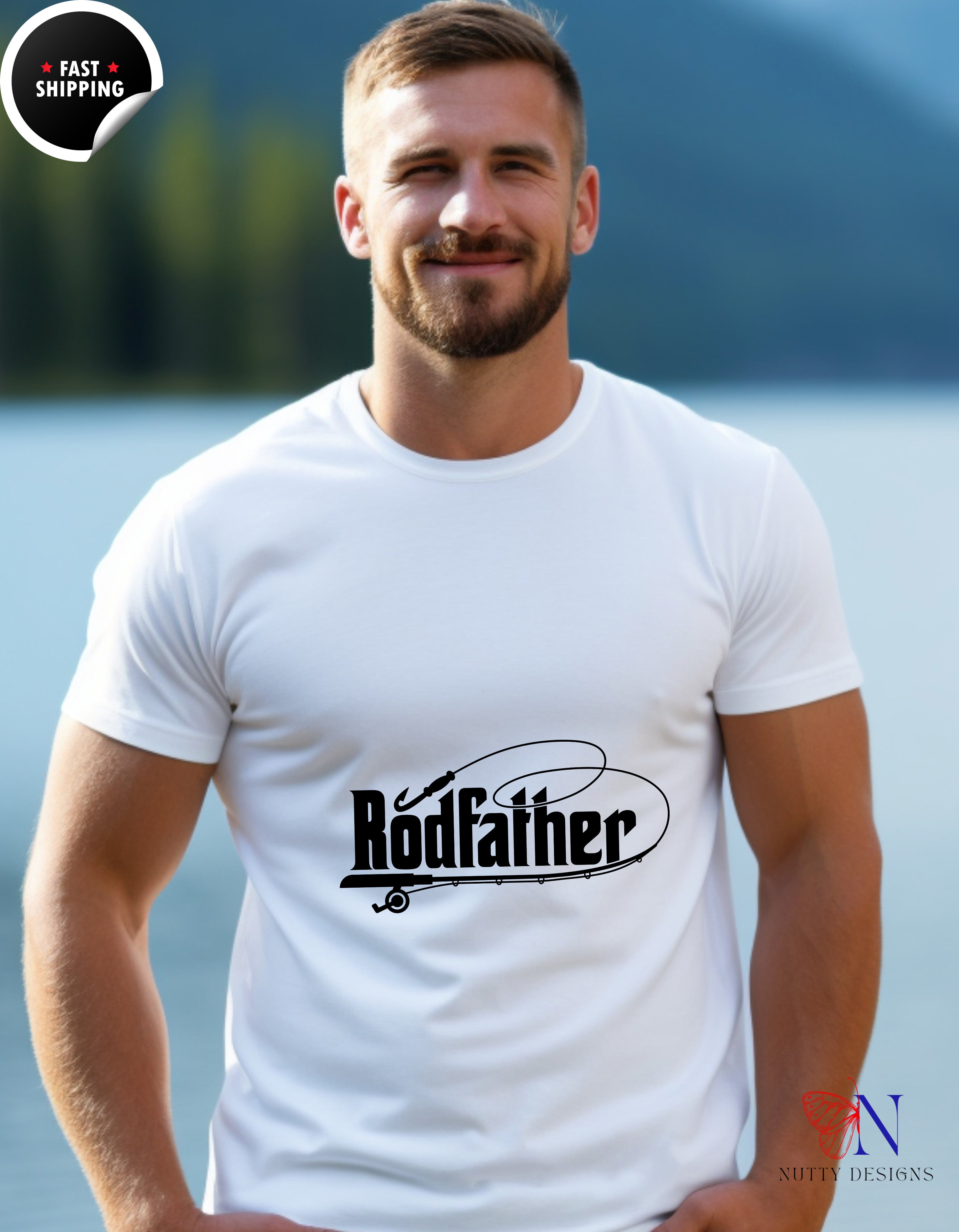 The Rodfather T-Shirt - Funny Dad Gift