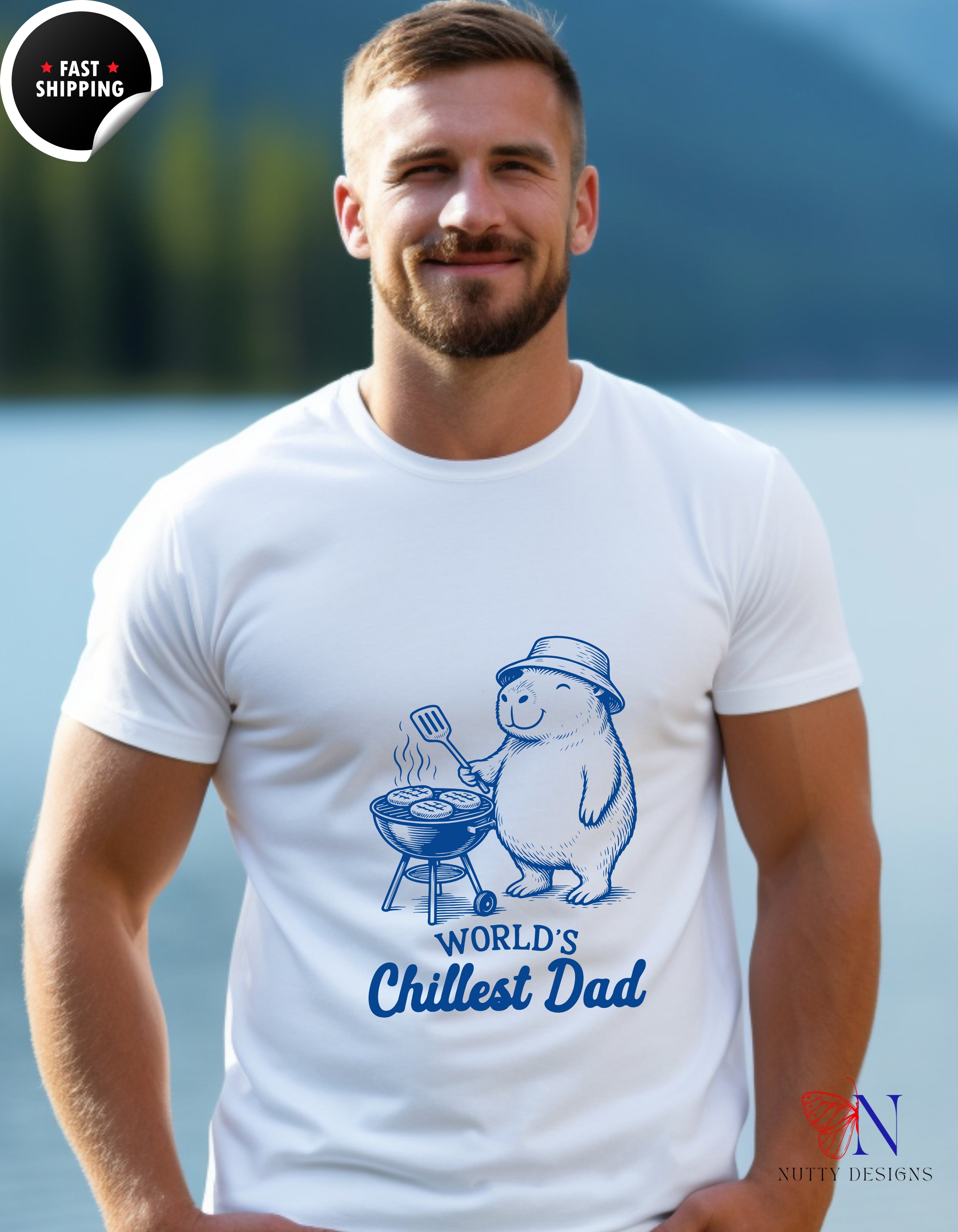 Worlds Chillest Dad T-Shirt - Funny Dad Gift