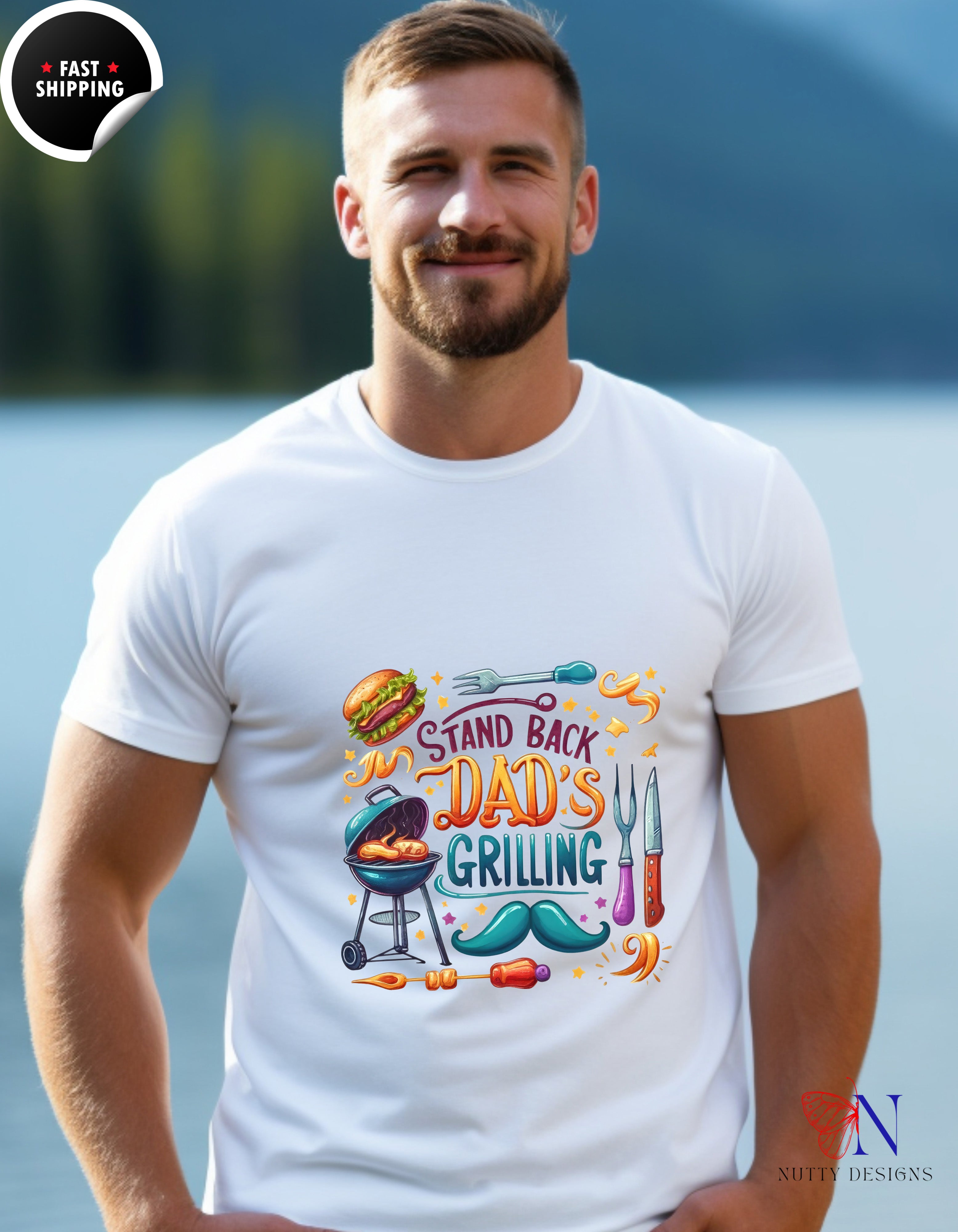 Dads Grilling T-Shirt - Funny Dad Gift
