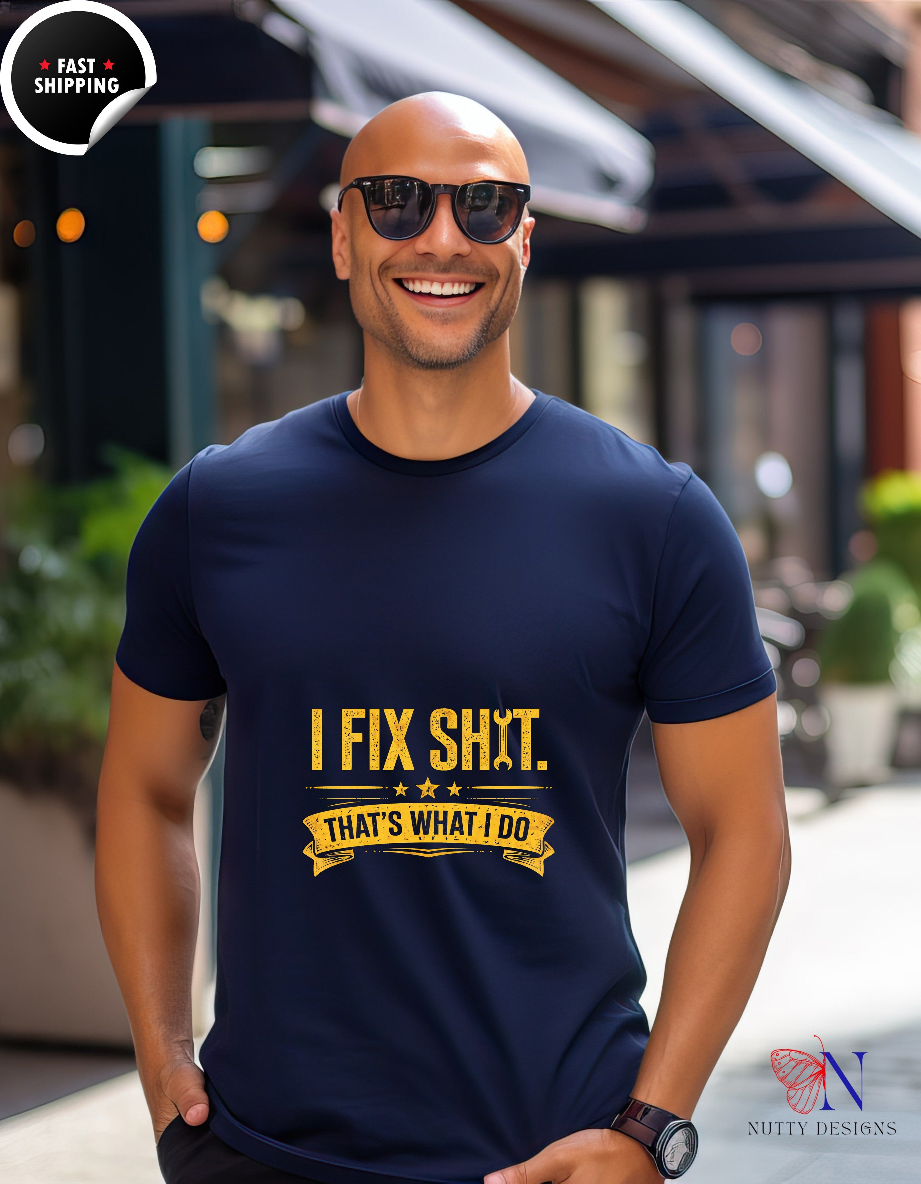 I Fix Shit T-Shirt - Funny Dad Gift