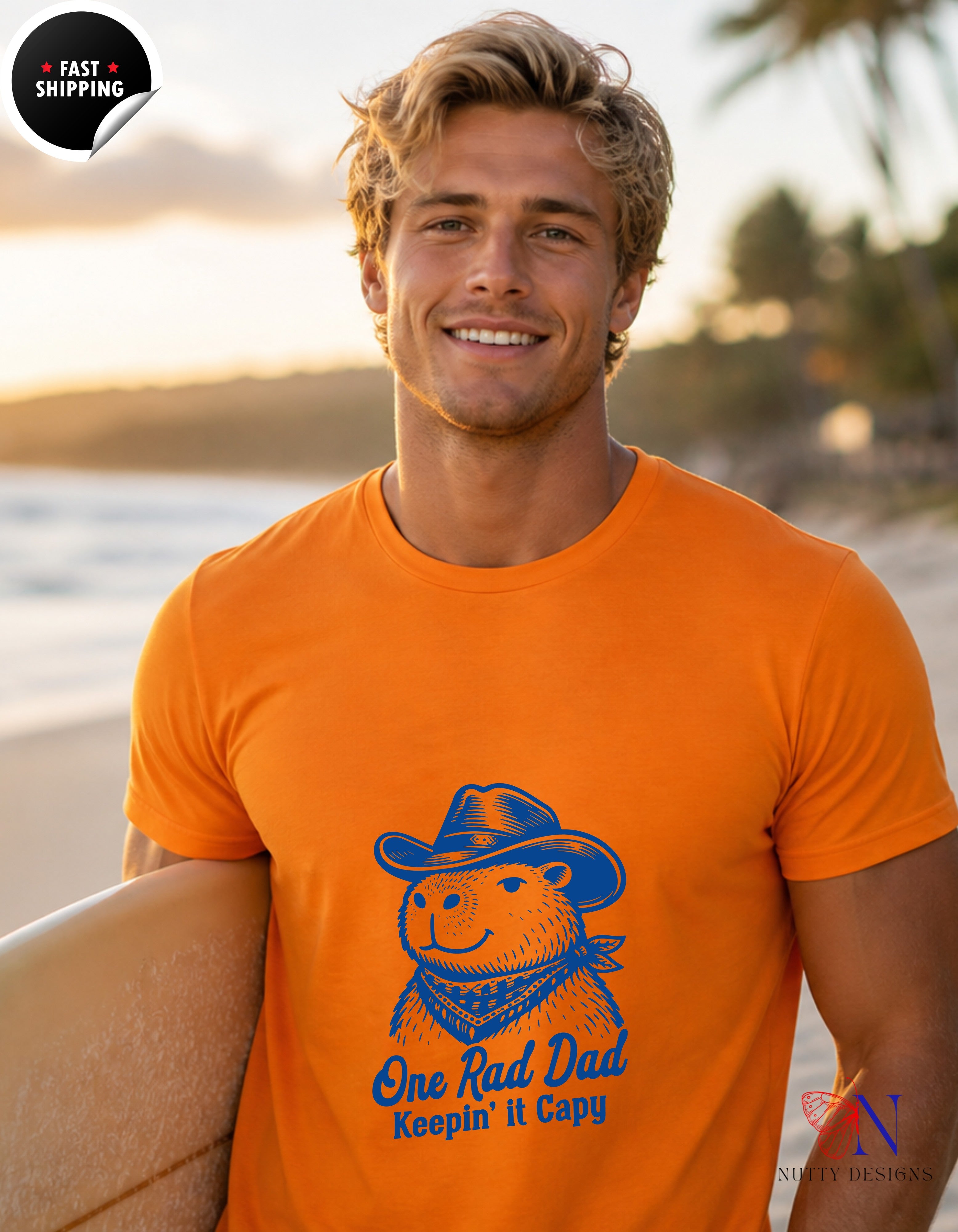 One Rad Dad Keepin It Capy T-Shirt - Funny Dad Gift