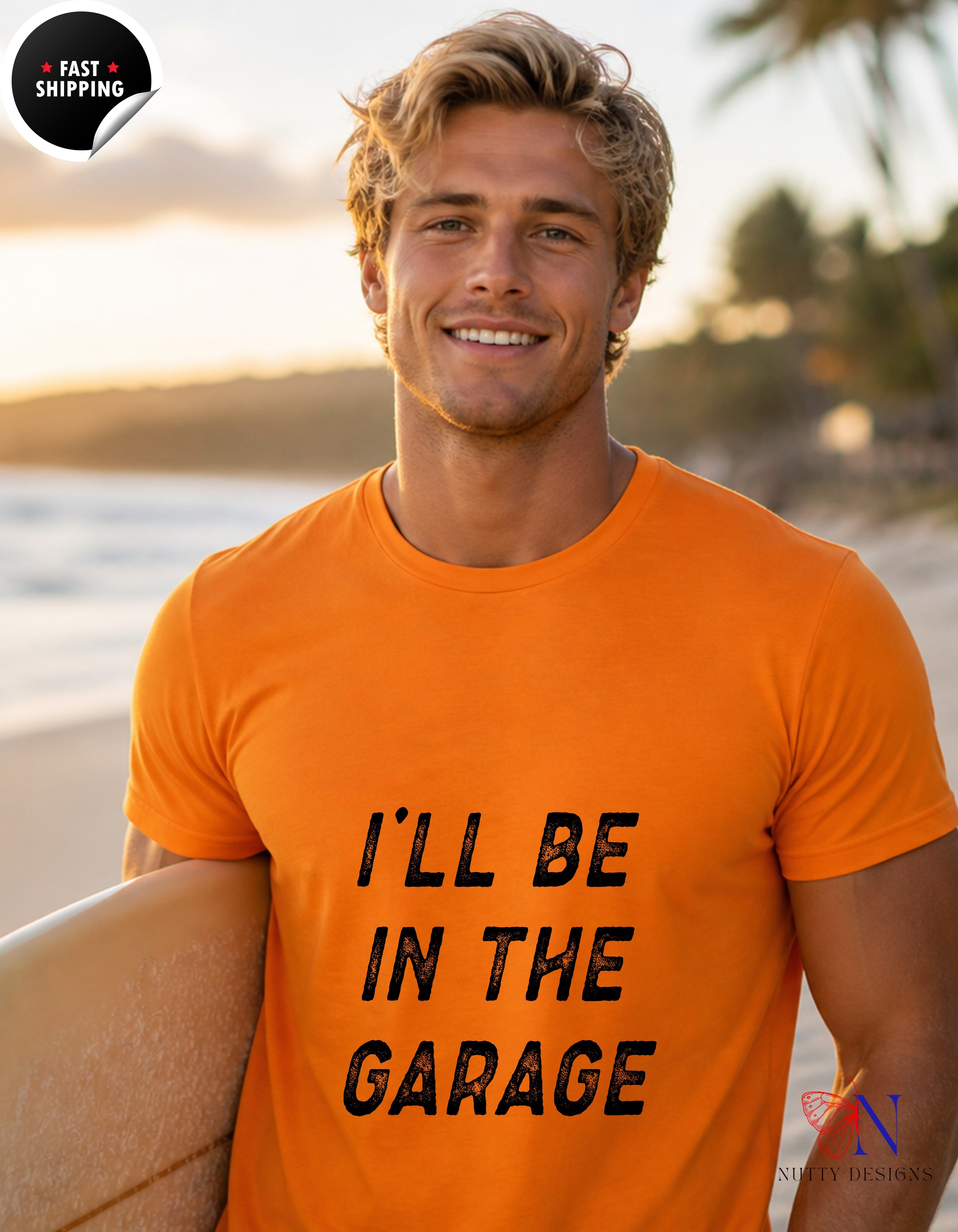 I'll Be In The Garage T-Shirt - Funny Dad Gift