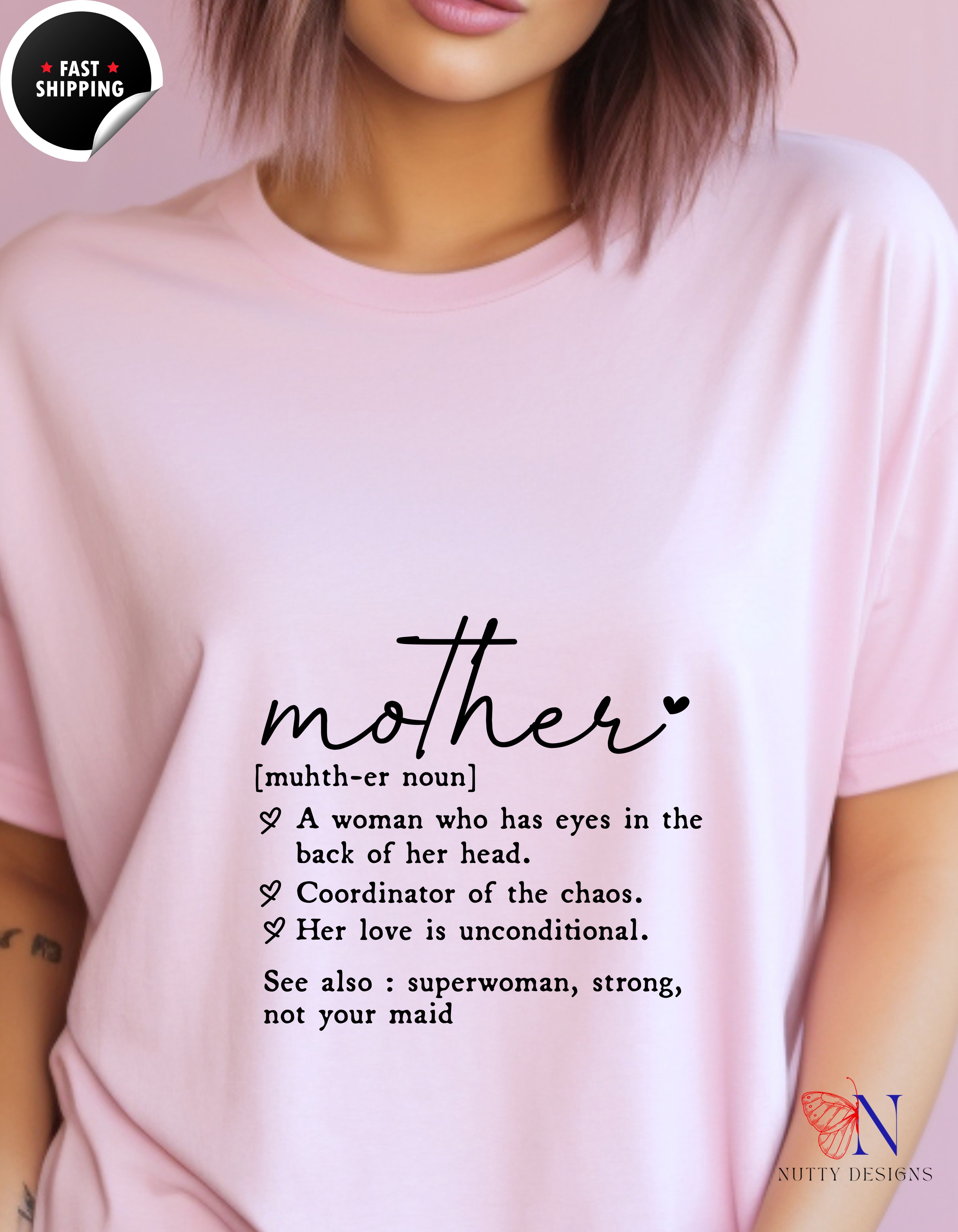 Mother Definition Dictionary t-shirt lifestyle mockup - Mother's Day gift