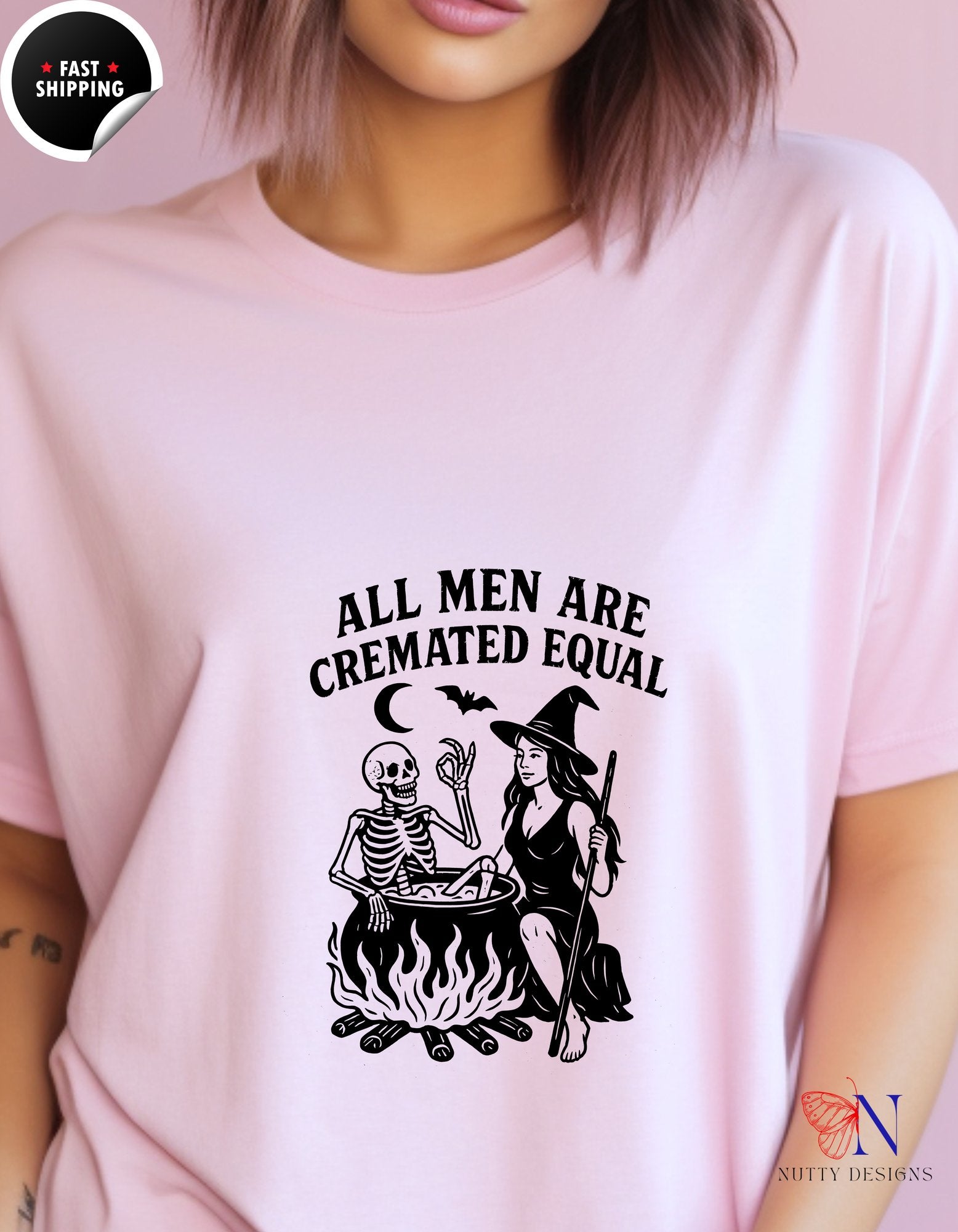 All Men Are Created Equal But Only The Finest Play Cricket | - Tees_Pink W