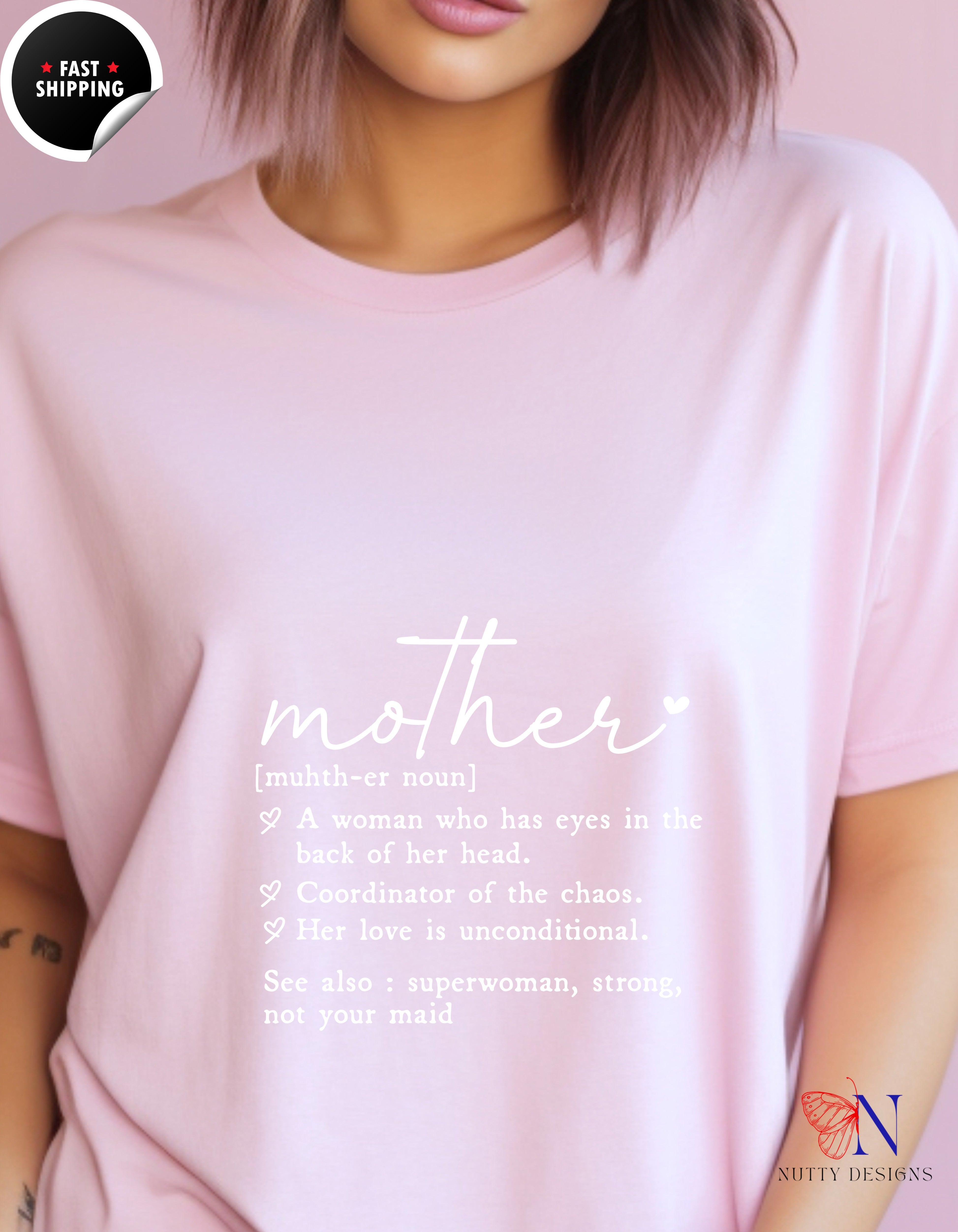 Mother Definition Dictionary t-shirt lifestyle mockup - Mother's Day gift