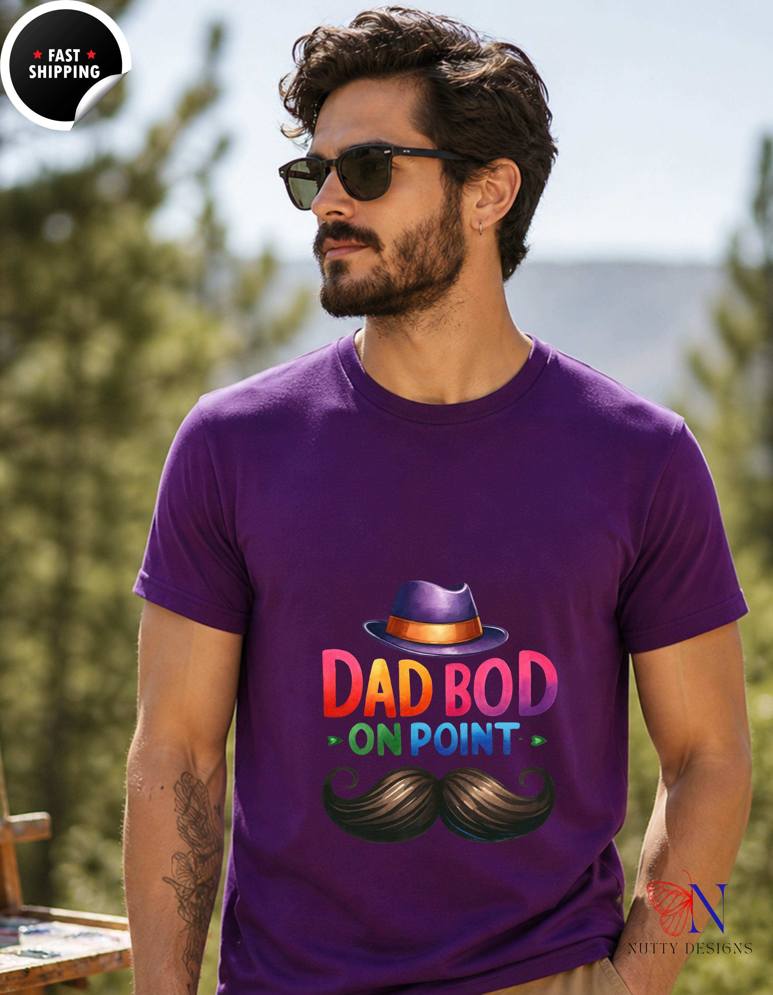 Dad Point T-Shirt - Funny Dad Gift