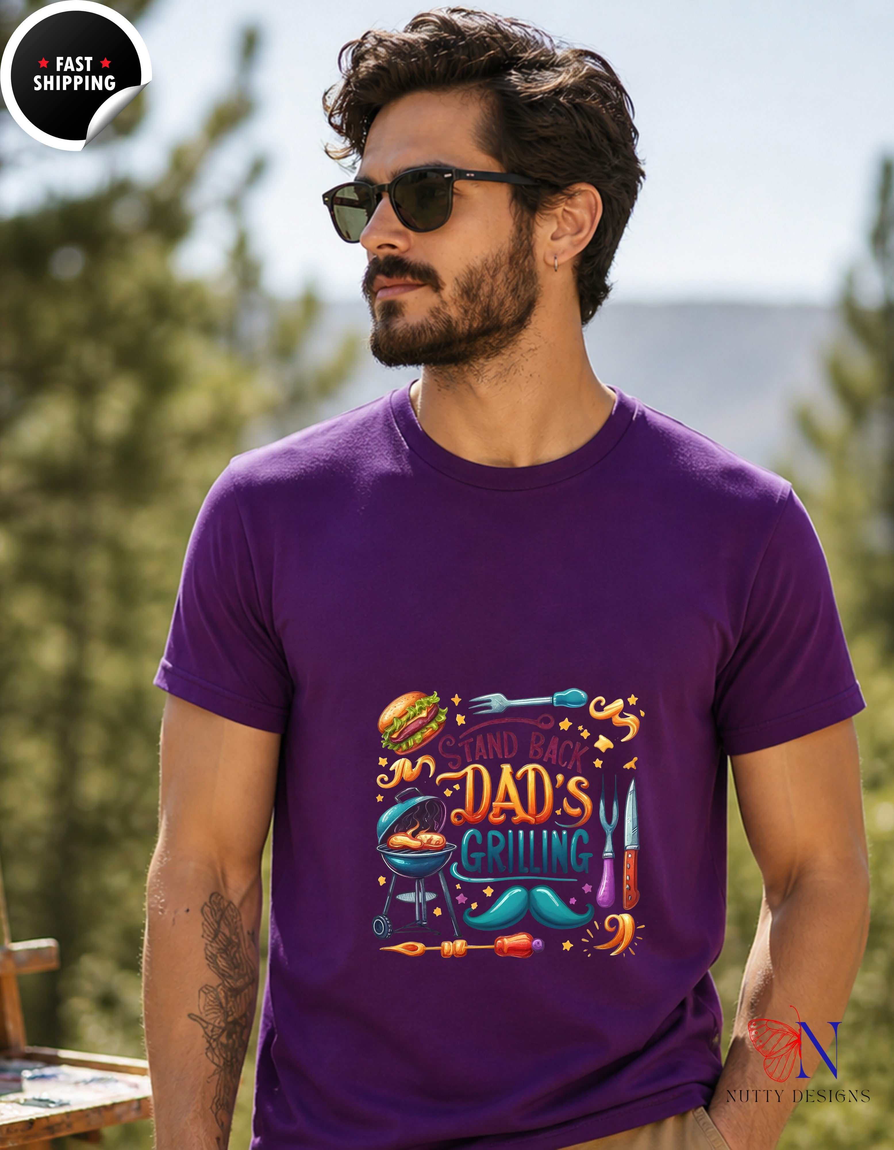 Dads Grilling T-Shirt - Funny Dad Gift
