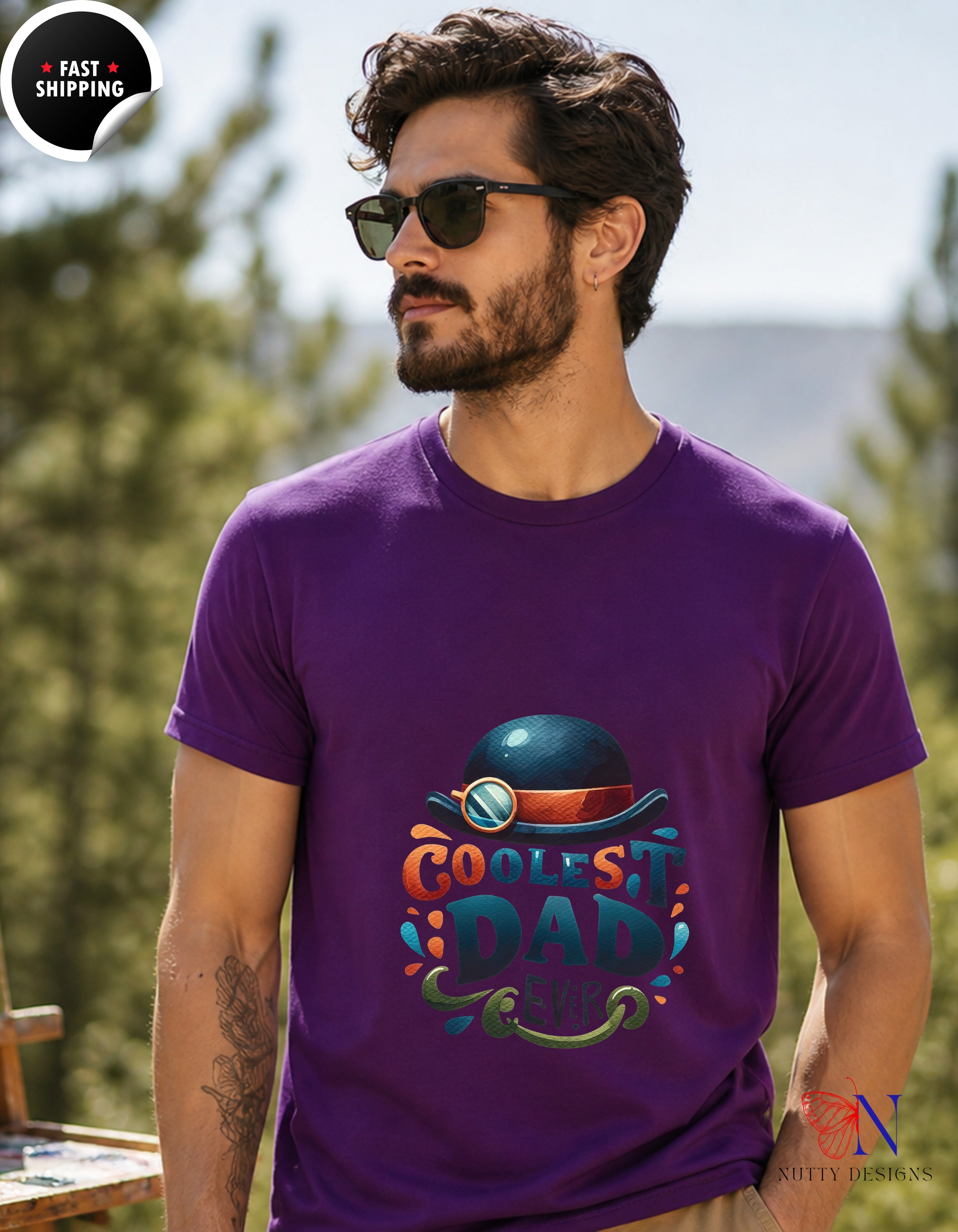 Coolest Dad T-Shirt - Funny Dad Gift