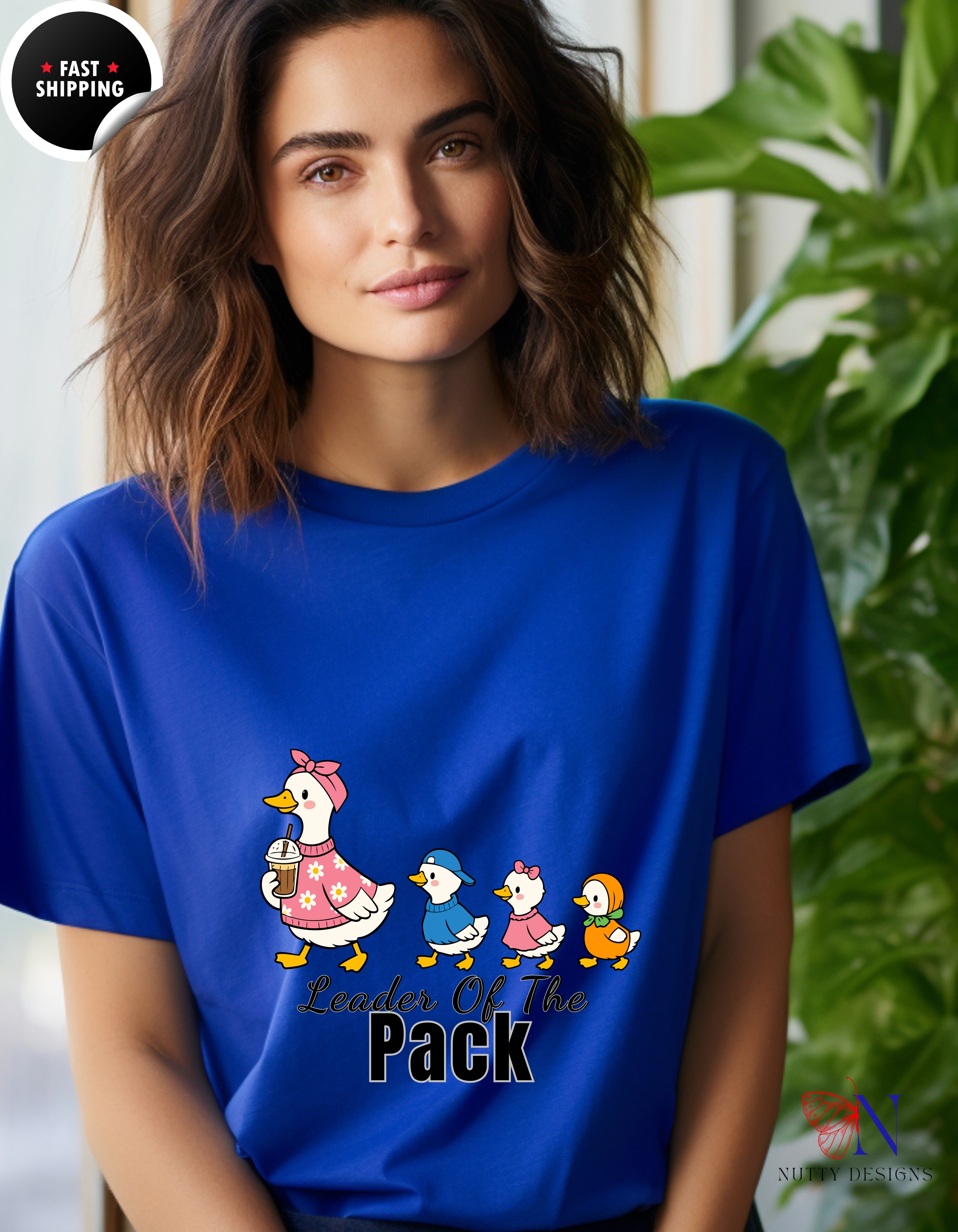 Leader Of The Pack Mama Duck t-shirt lifestyle mockup - Mother's Day gift