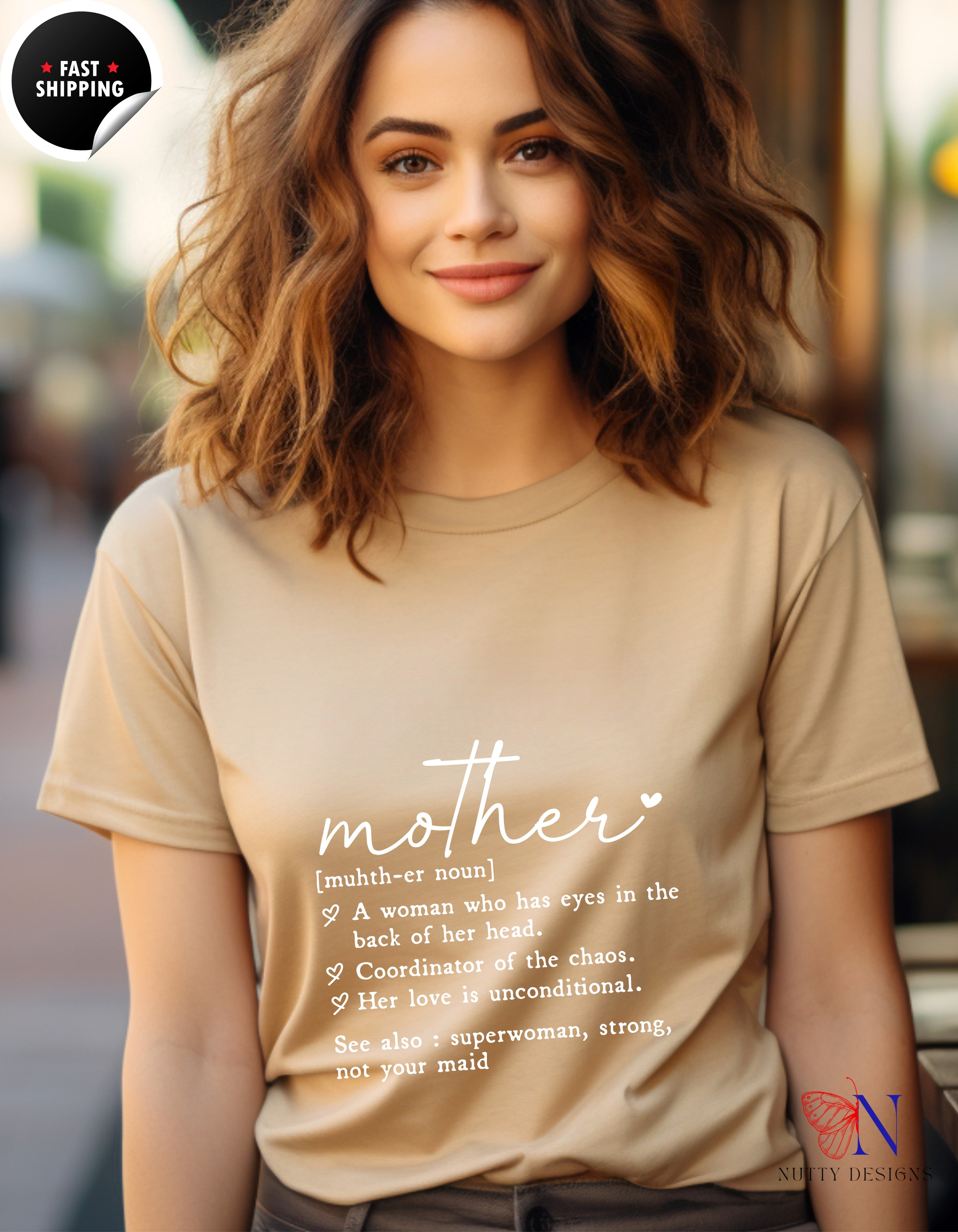 Mother Definition Dictionary t-shirt lifestyle mockup - Mother's Day gift
