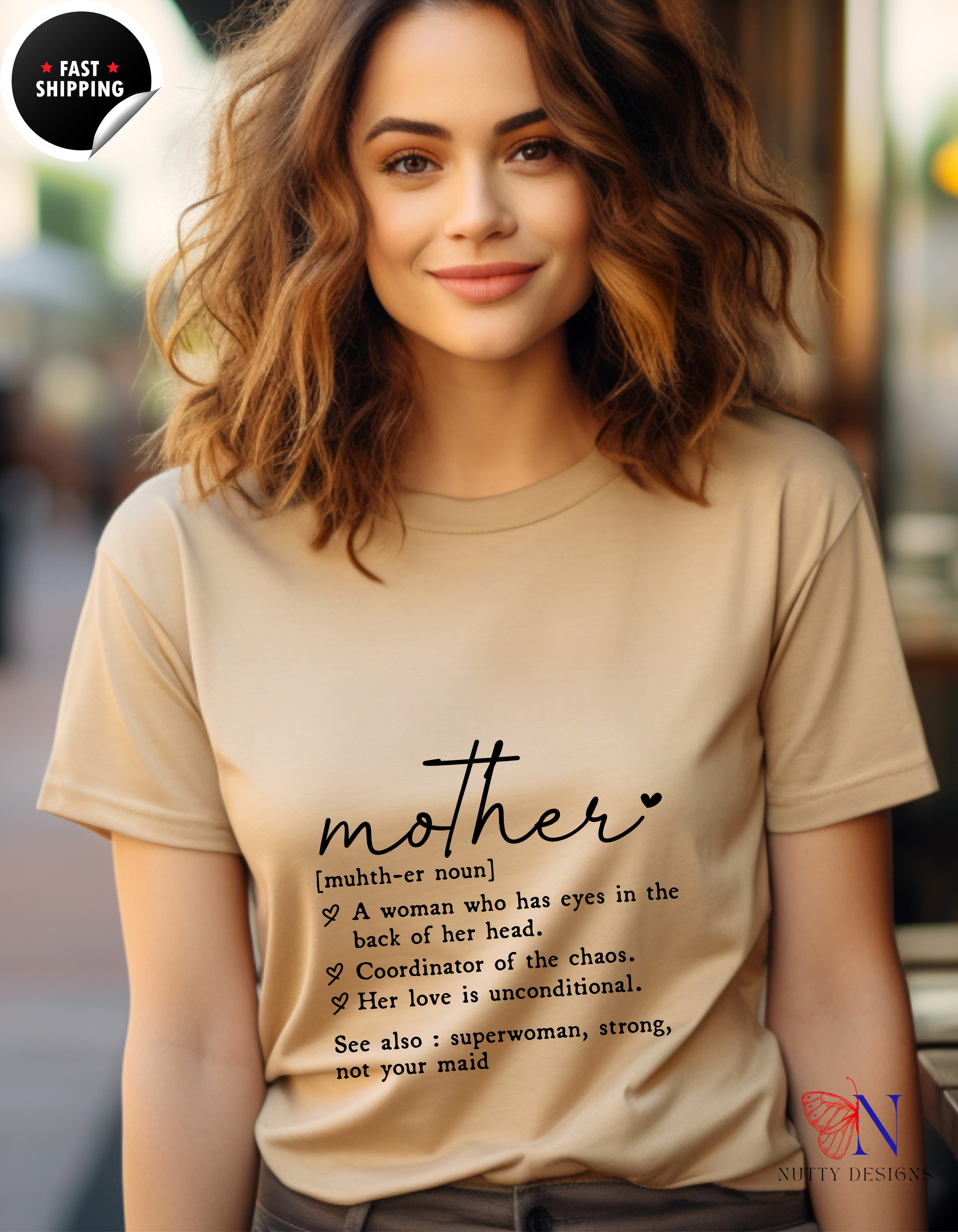 Mother Definition Dictionary t-shirt lifestyle mockup - Mother's Day gift