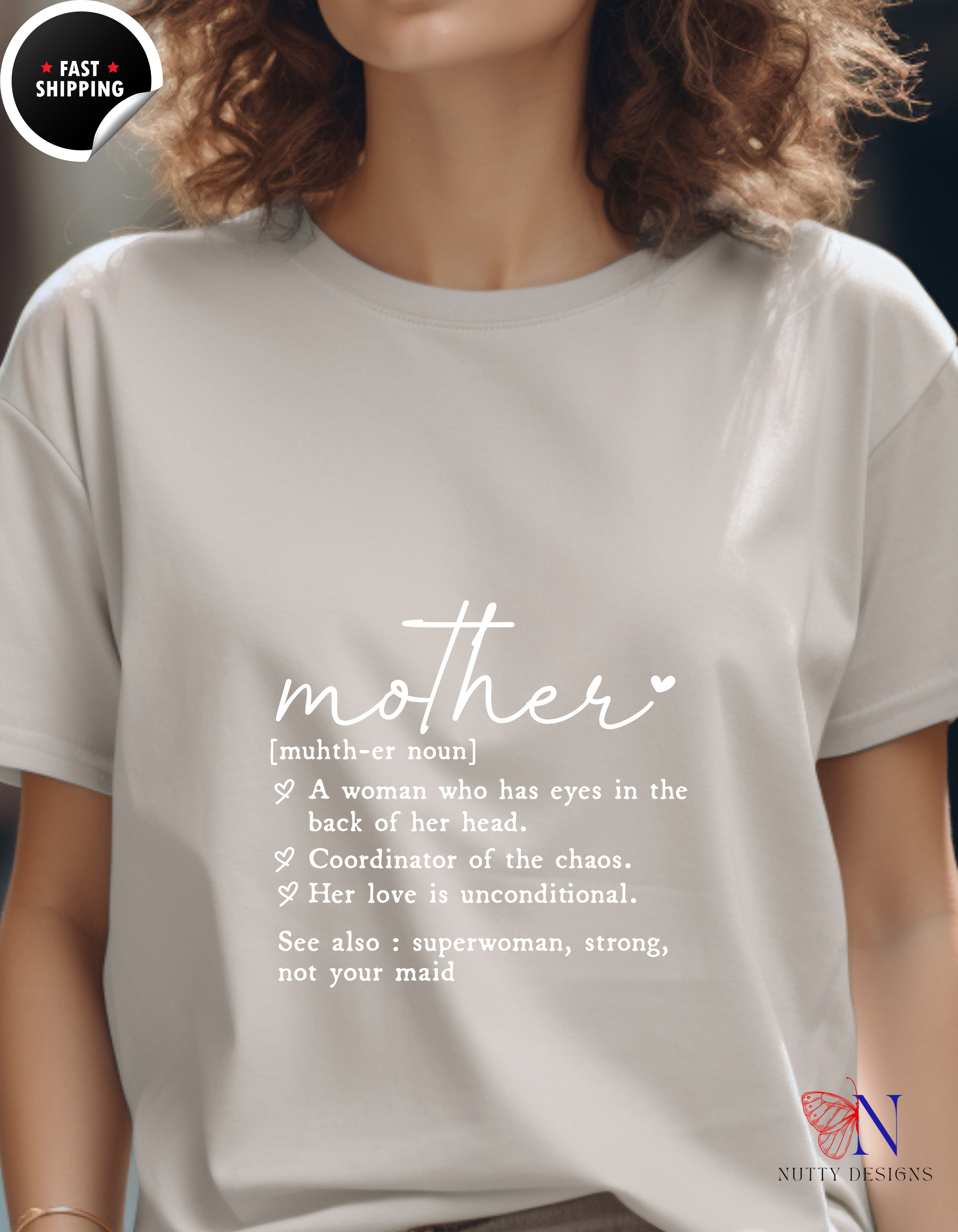 Mother Definition Dictionary t-shirt lifestyle mockup - Mother's Day gift