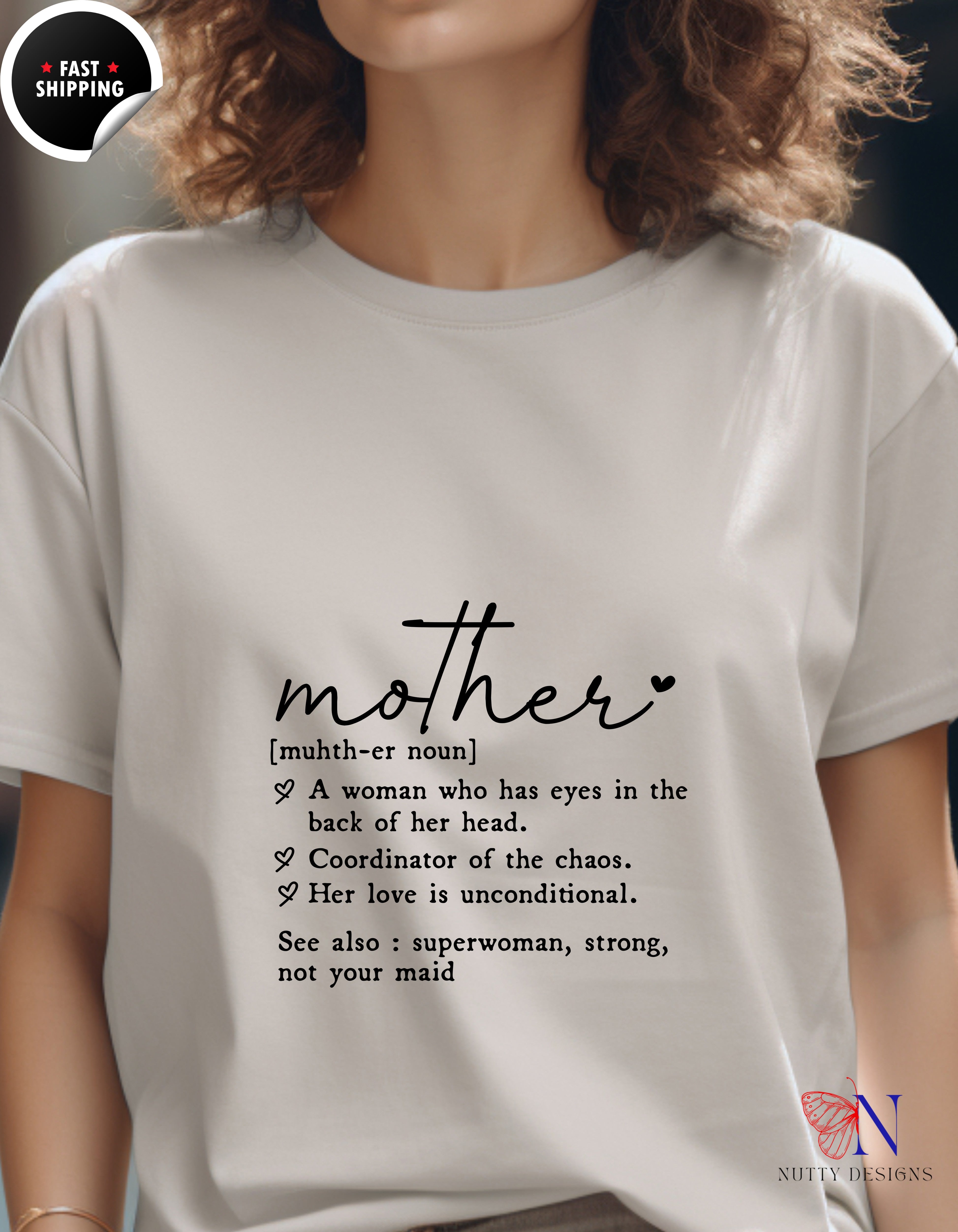 Mother Definition Dictionary t-shirt lifestyle mockup - Mother's Day gift
