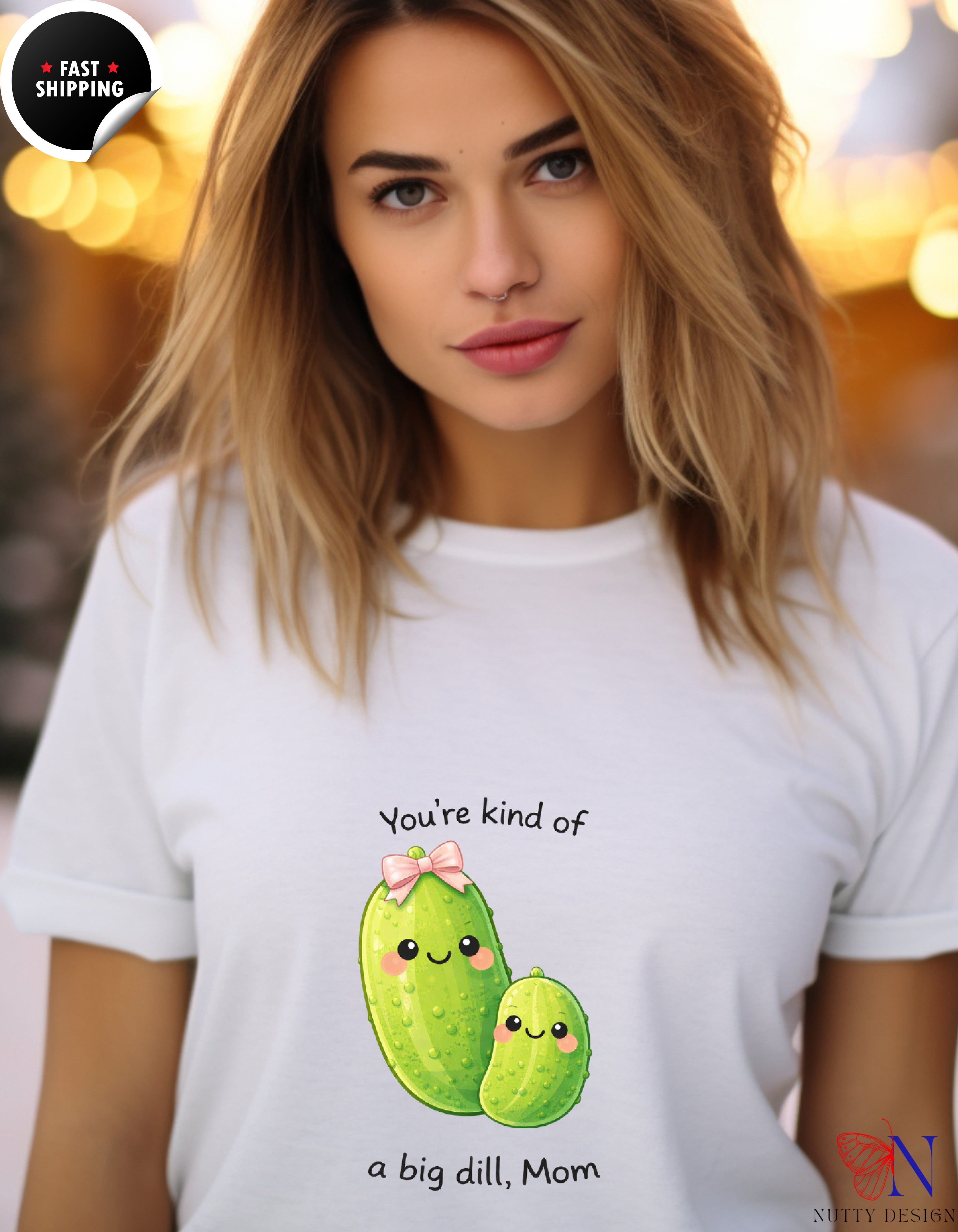 You're Kind Of A Big Dill Mom Pickle t-shirt lifestyle mockup - Mother's Day gift